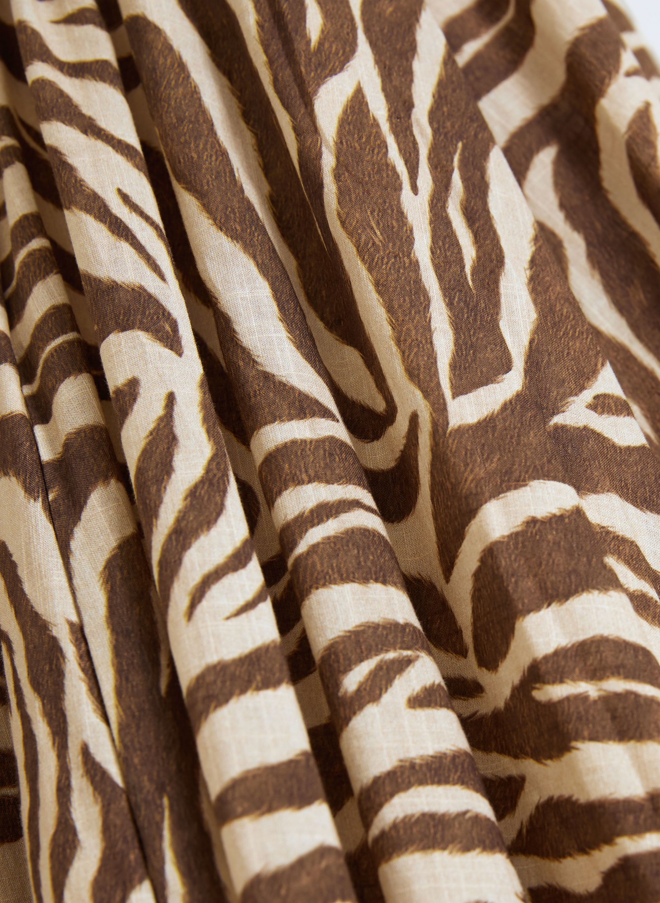 ZIMMERMANN Strandkleid WANDERLUST: BRAUN / HELLBRAUN