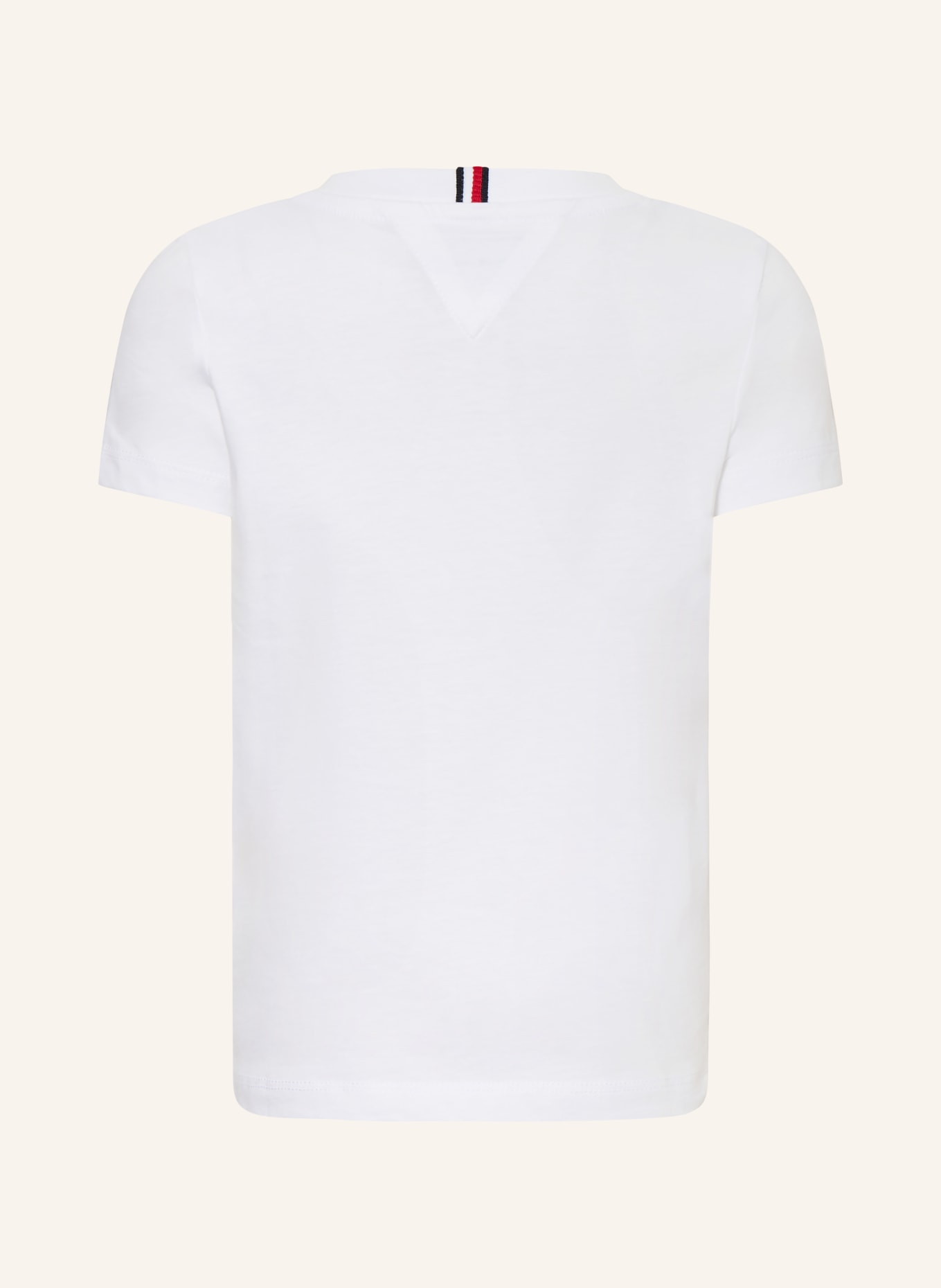 TOMMY HILFIGER T-shirt: WHITE / RED / BLACK