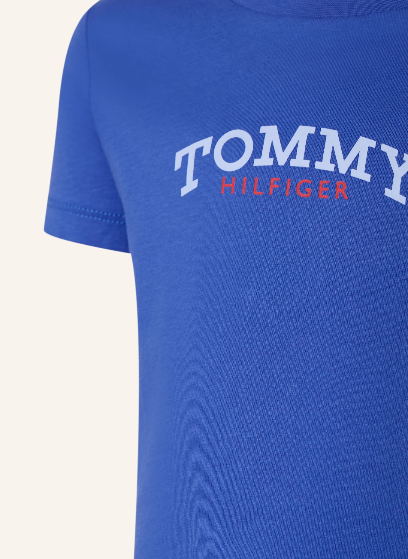 TOMMY HILFIGER T-Shirt: BLAU / ROT / WEISS