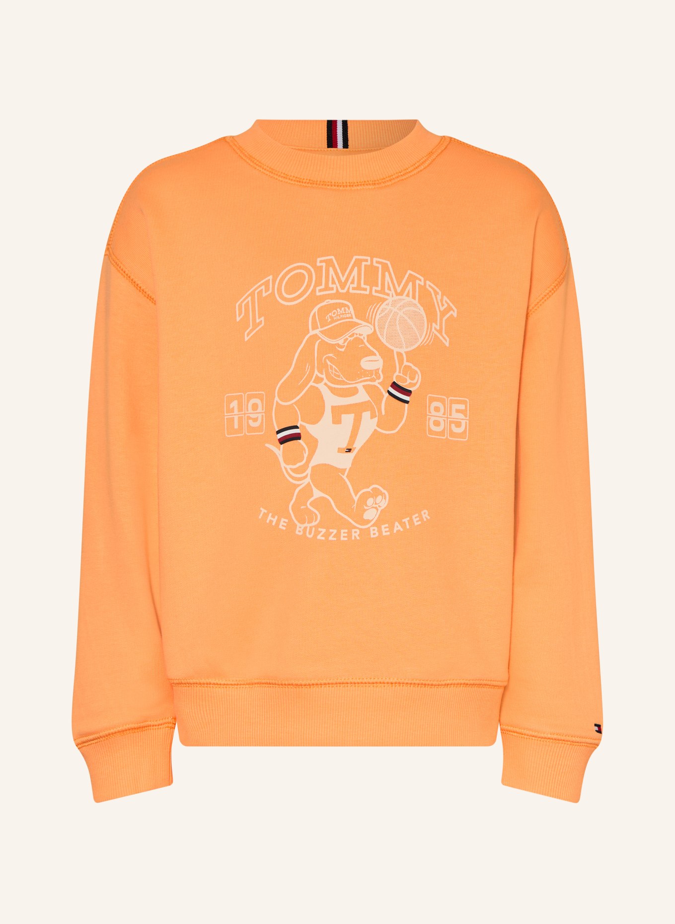 TOMMY HILFIGER sweatshirt: LIGHT ORANGE