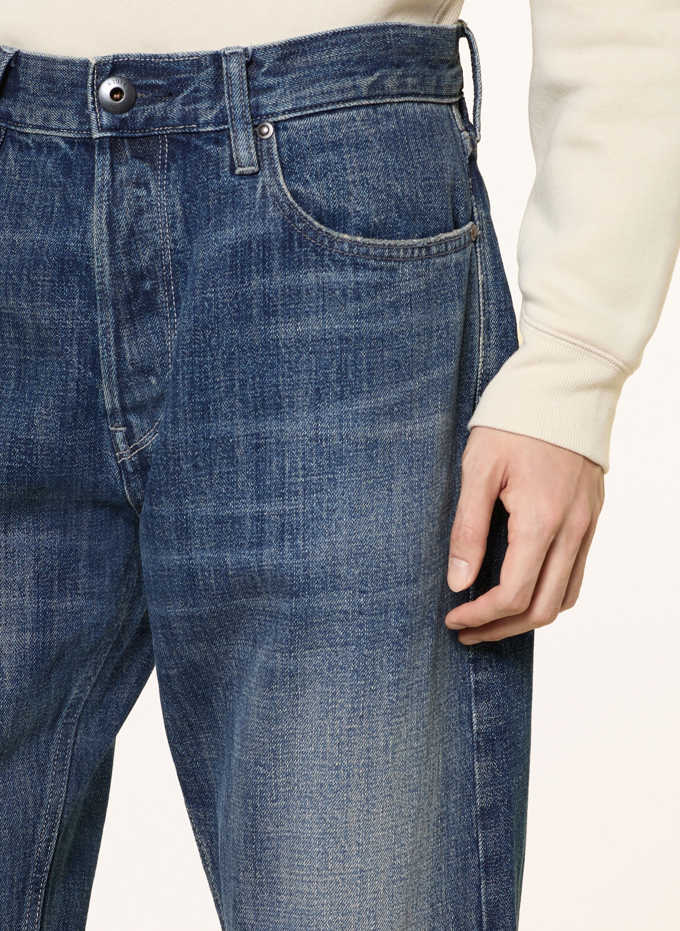 G-Star DAKOTA Straight Fit Jeans: H782 antique faded blue heron