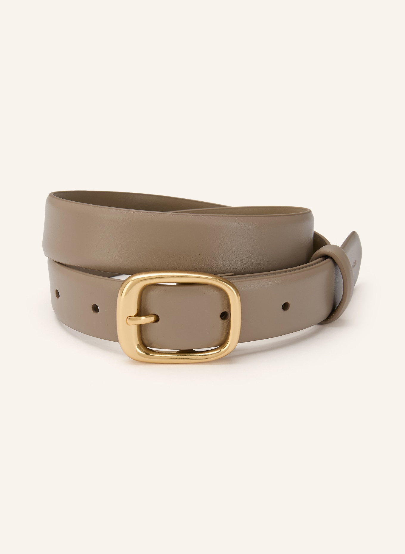 Calvin Klein Ledergürtel: TAUPE