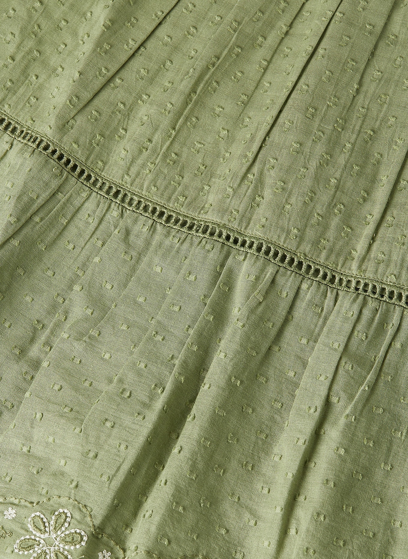 SCOTCH & SODA Robe à volants: OLIVE