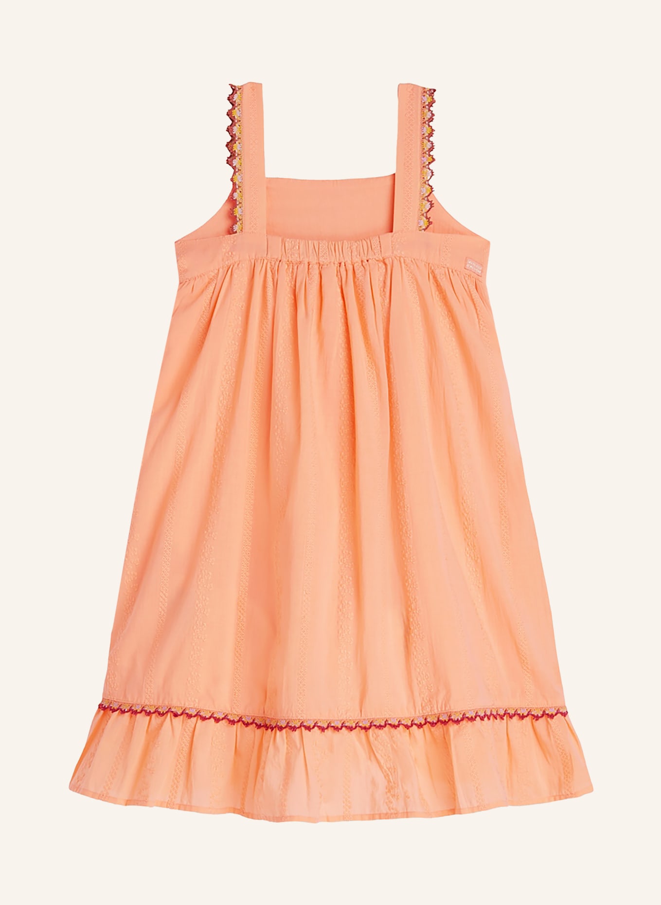 SCOTCH & SODA Robe à volants: ORANGE CLAIR