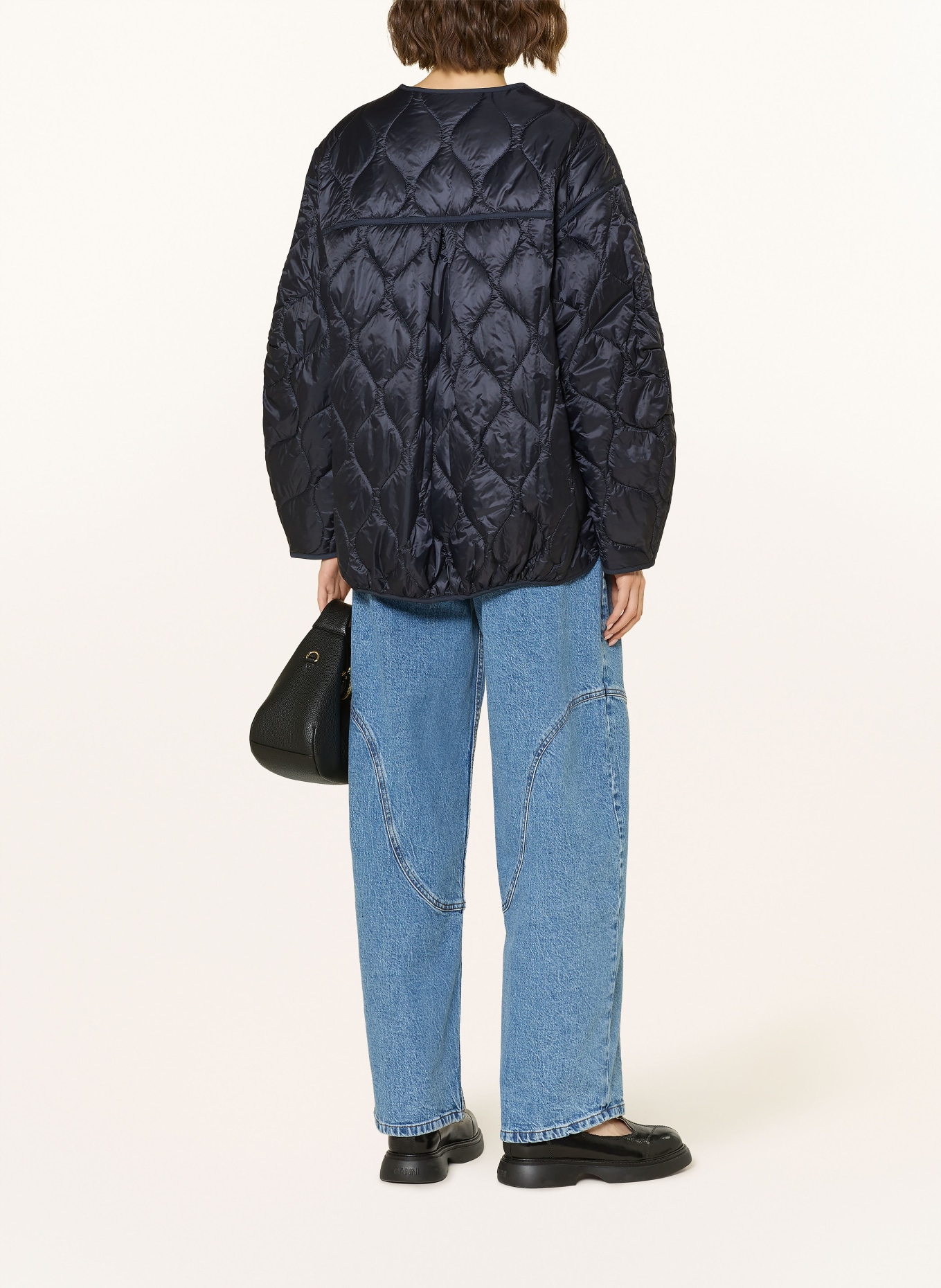 Fay quilted jacket: DARK BLUE