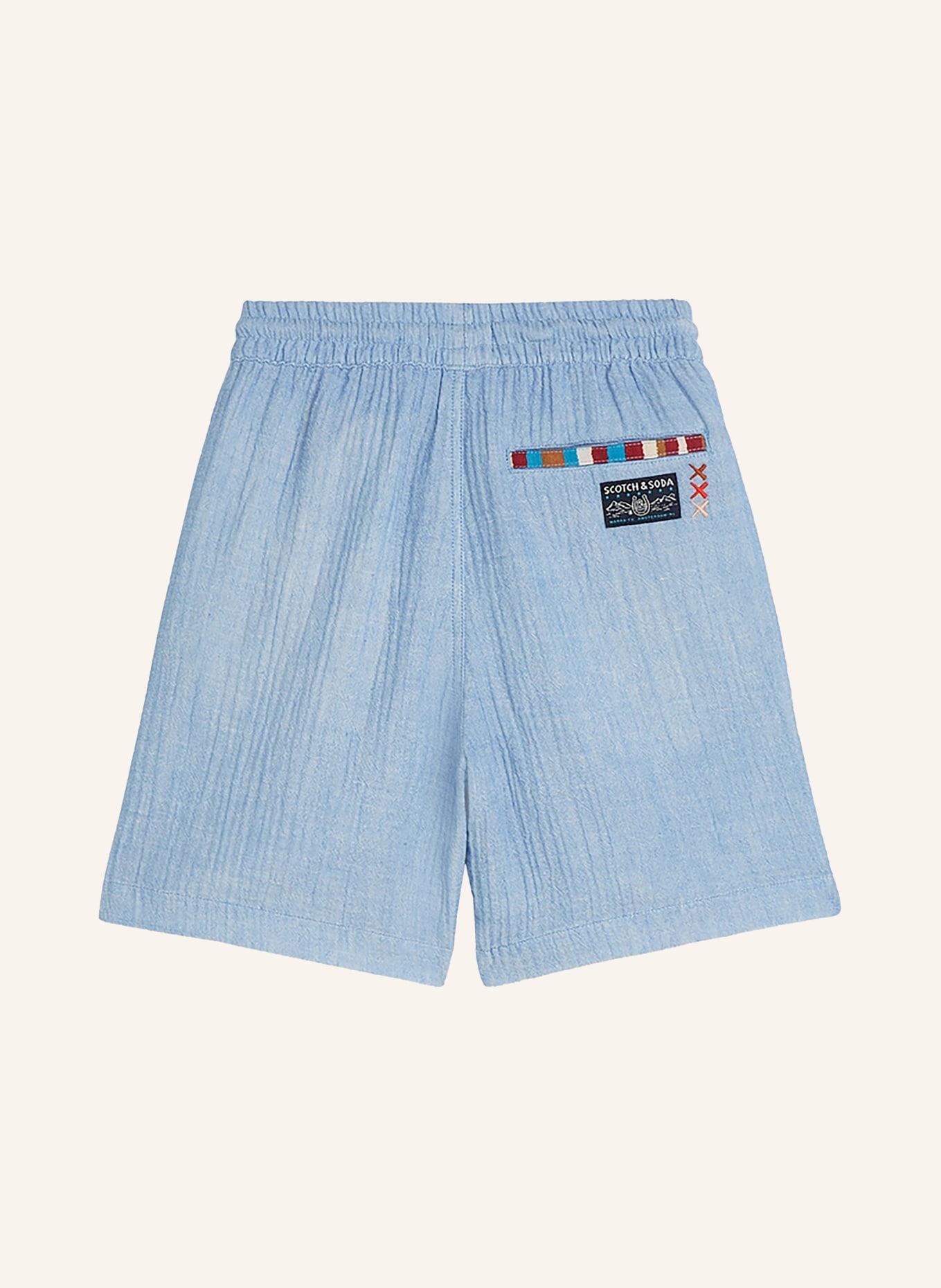 SCOTCH & SODA Musselinshorts: HELLBLAU