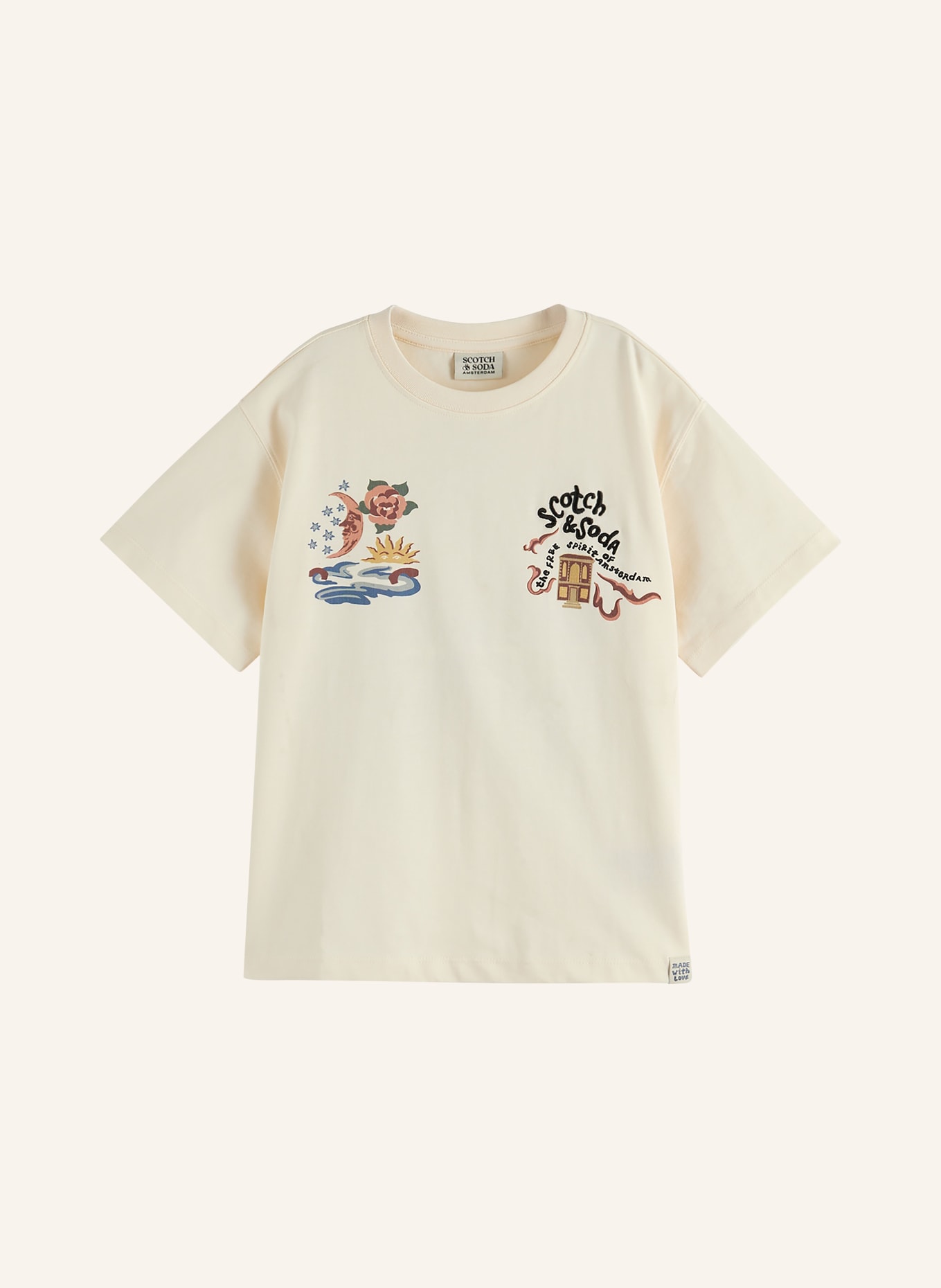 SCOTCH & SODA T-Shirt: CREME