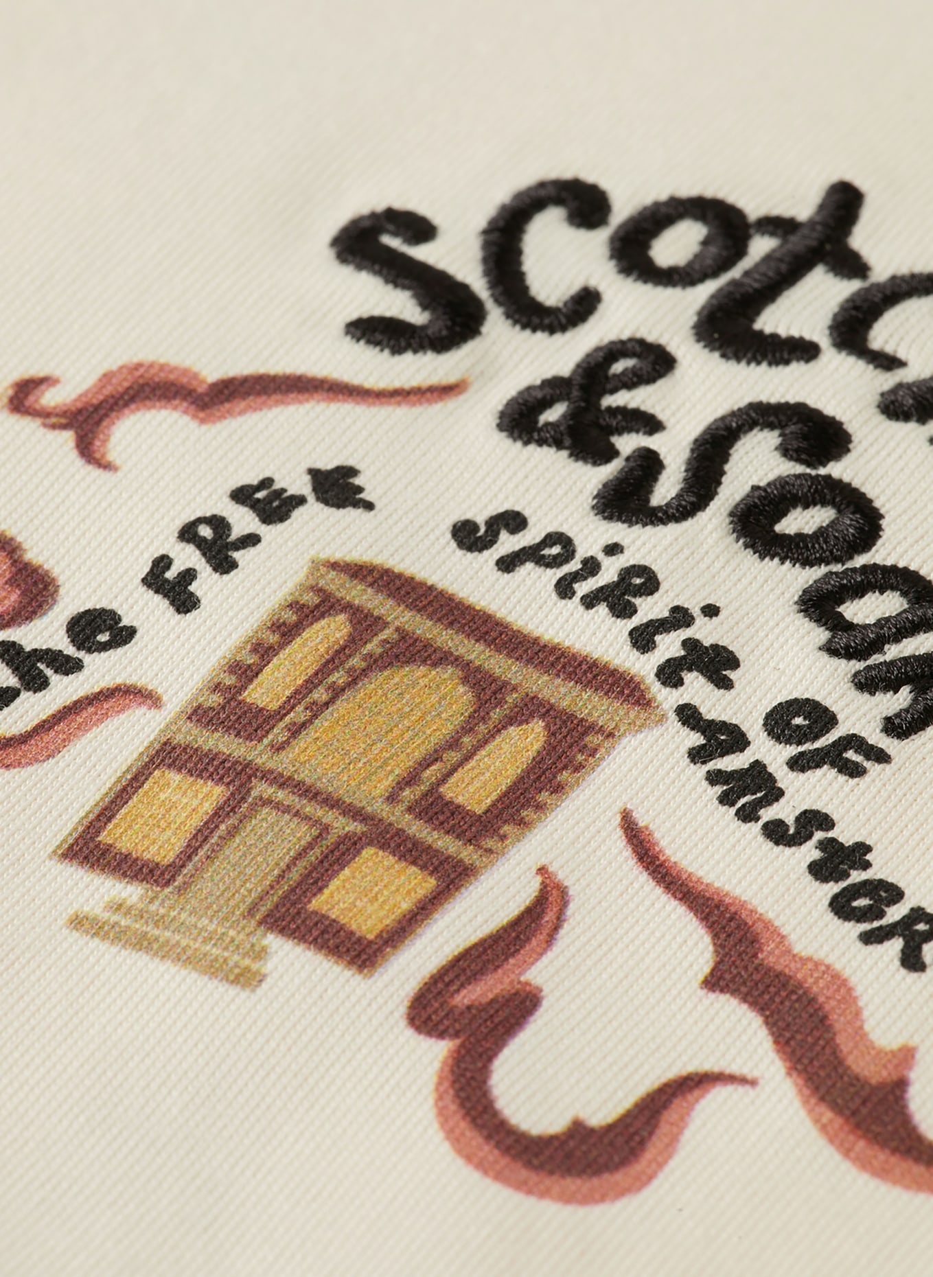 SCOTCH & SODA T-Shirt: CREME