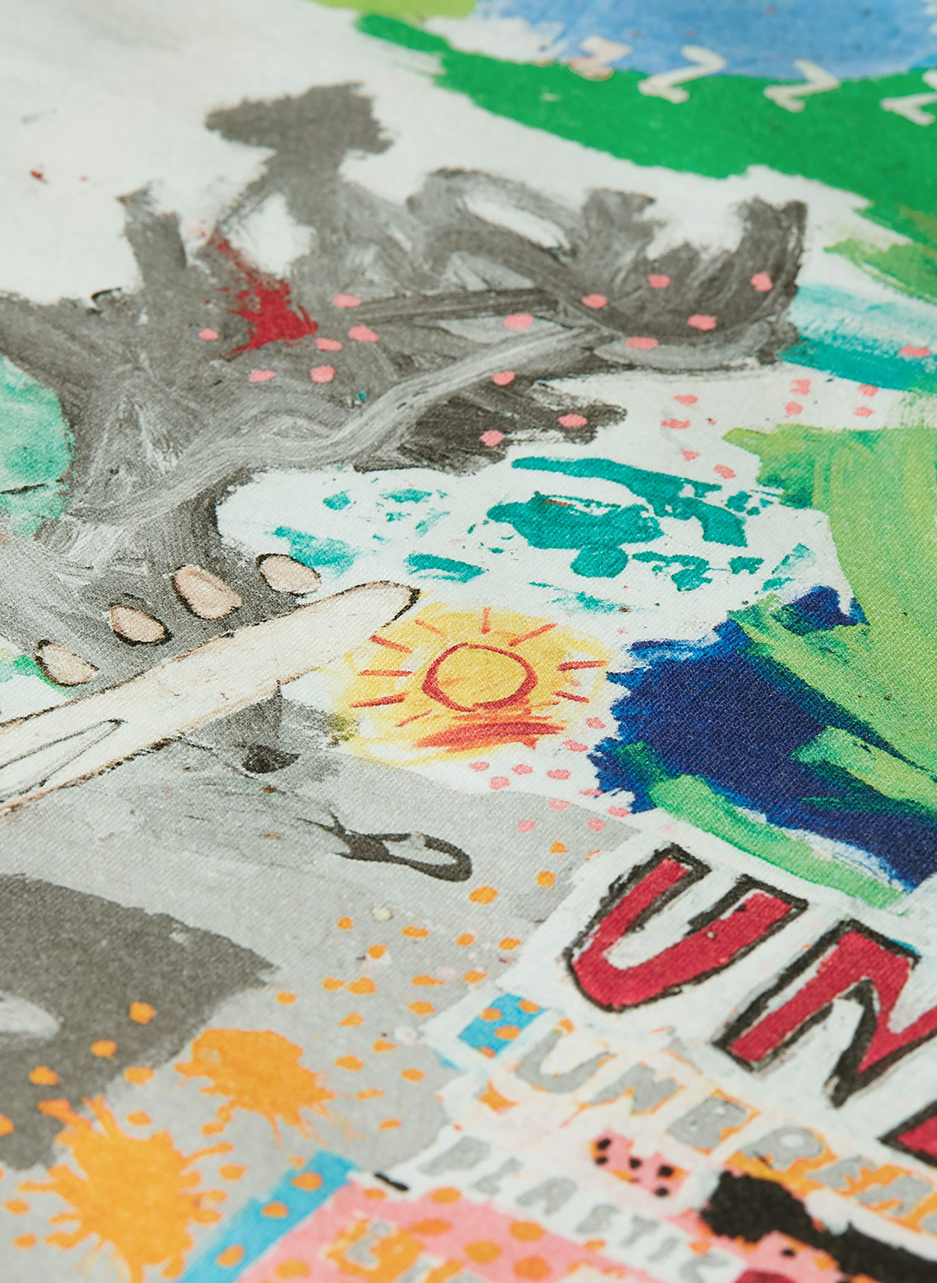 SCOTCH & SODA T-Shirt: WEISS / GRÜN / BLAU