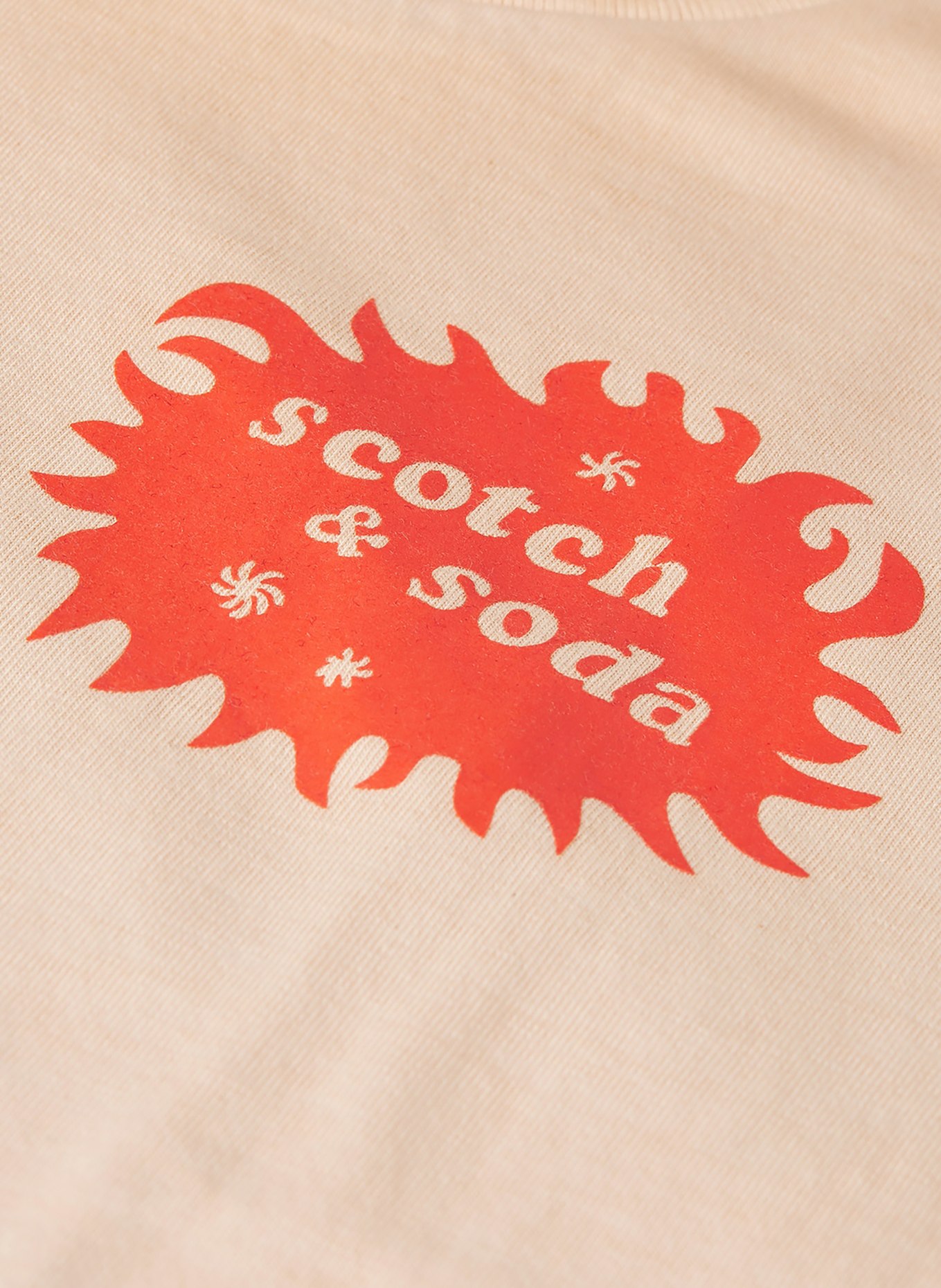 SCOTCH & SODA T-Shirt: HELLORANGE