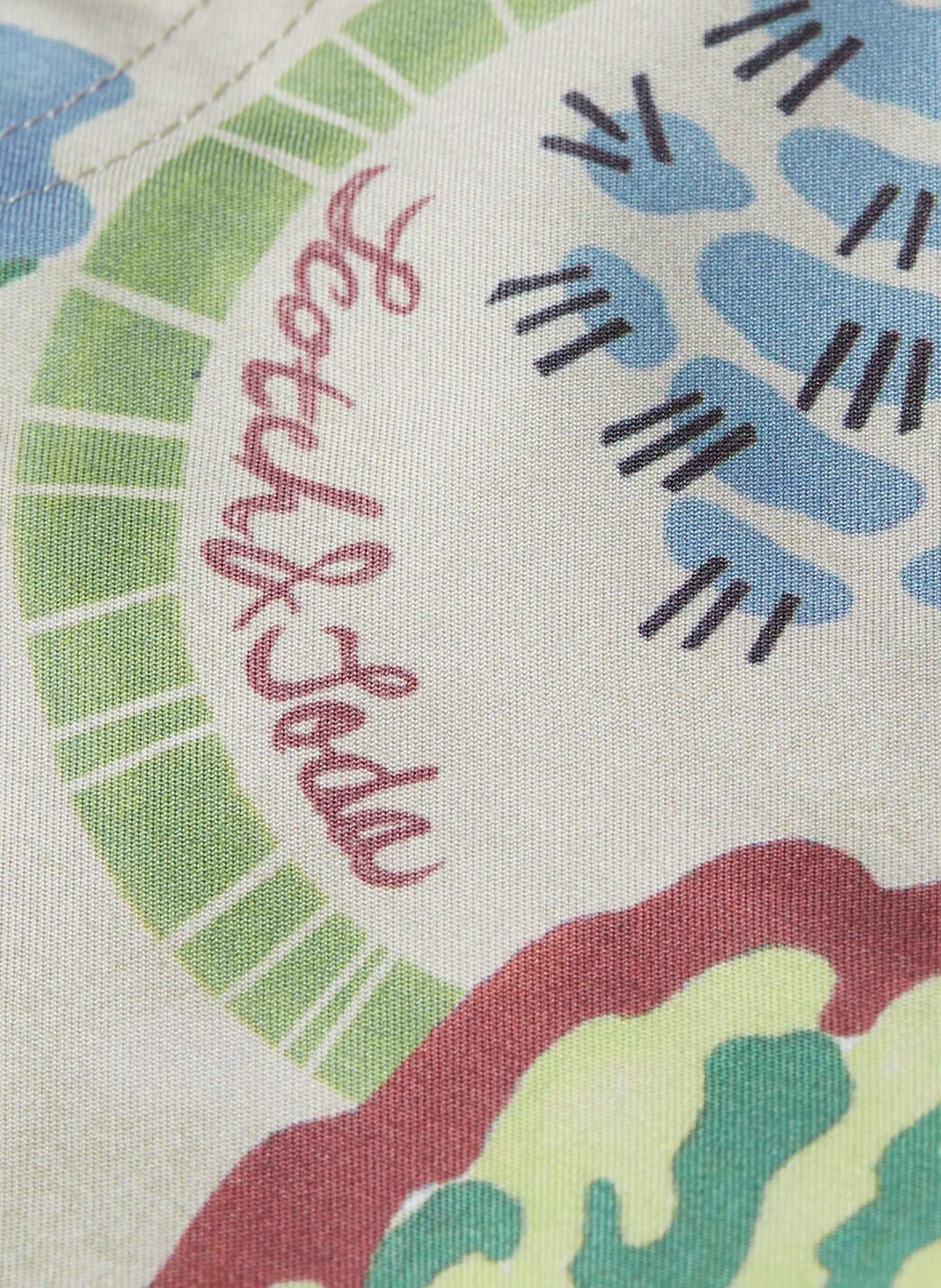 SCOTCH & SODA Badeshorts: BEIGE / GRÜN / BLAU