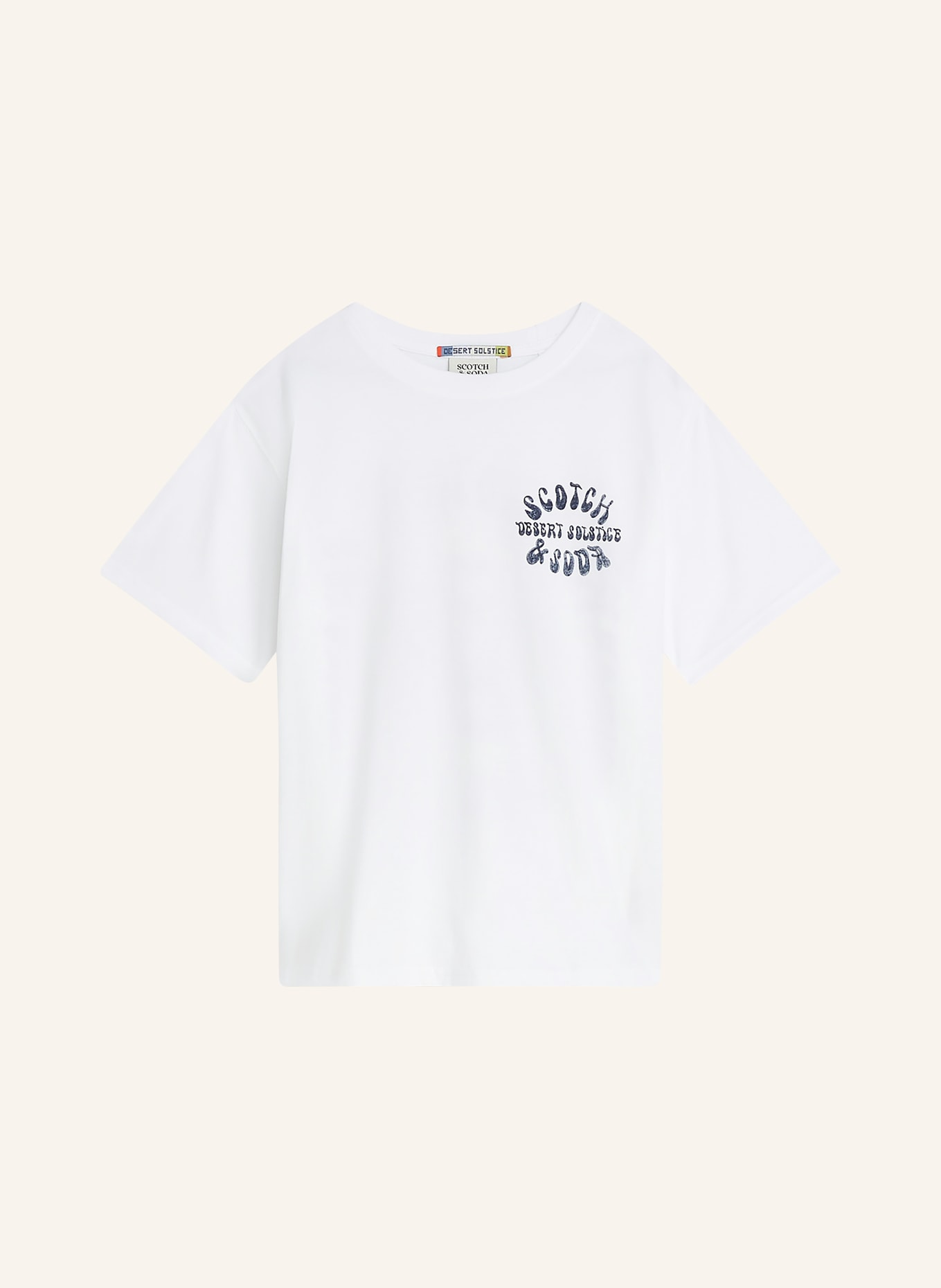 SCOTCH & SODA T-Shirt: WEISS