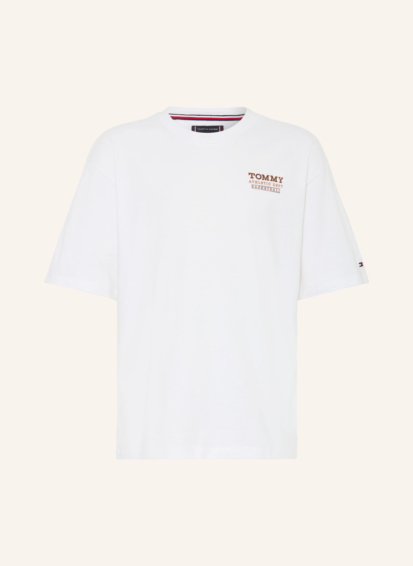 TOMMY HILFIGER T-Shirt: WEISS