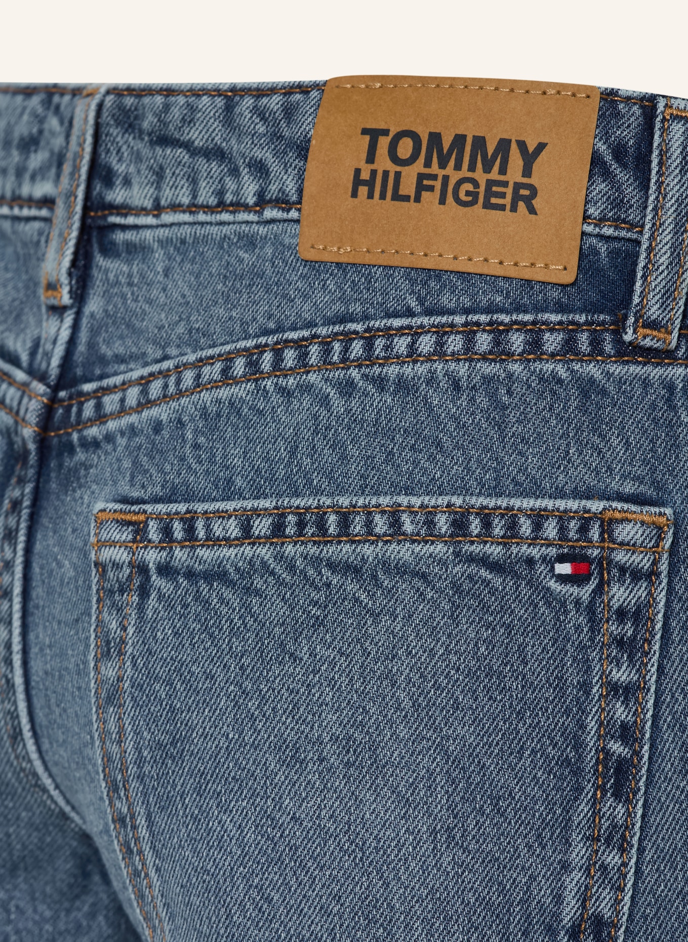 TOMMY HILFIGER Szorty jeansowe o dopasowanym kroju: 1A4 Mediumused