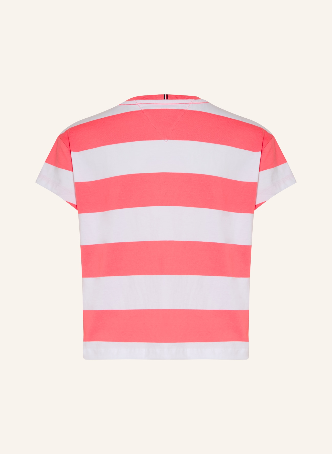 TOMMY HILFIGER T-Shirt: ROSA / WEISS
