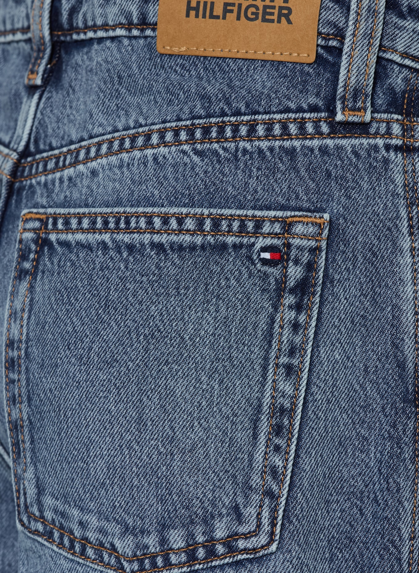 TOMMY HILFIGER Dżinsy z szerokimi nogawkami: 1A4 Mediumused