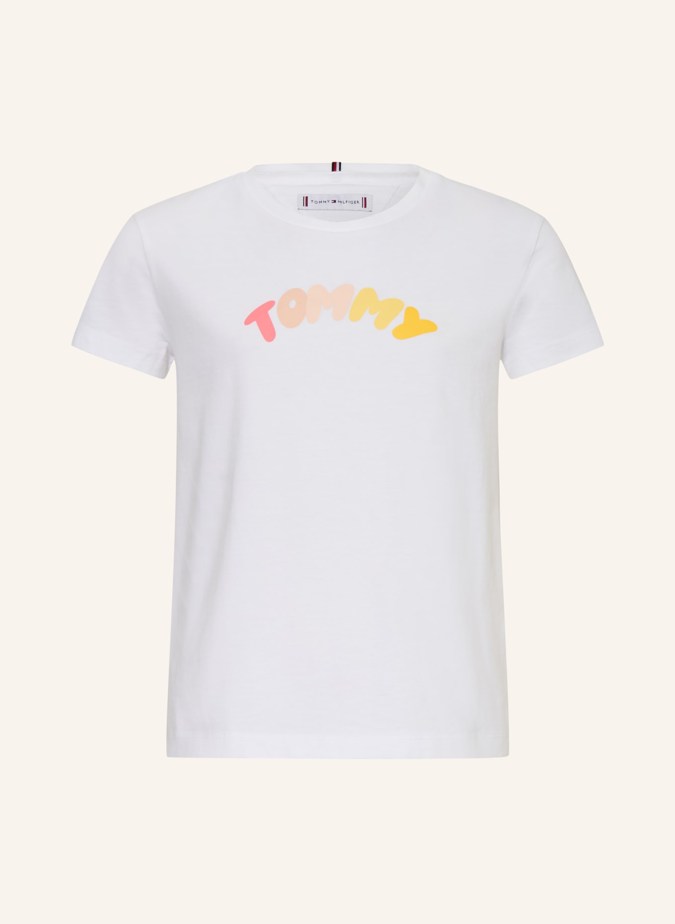 TOMMY HILFIGER T-Shirt: WEISS