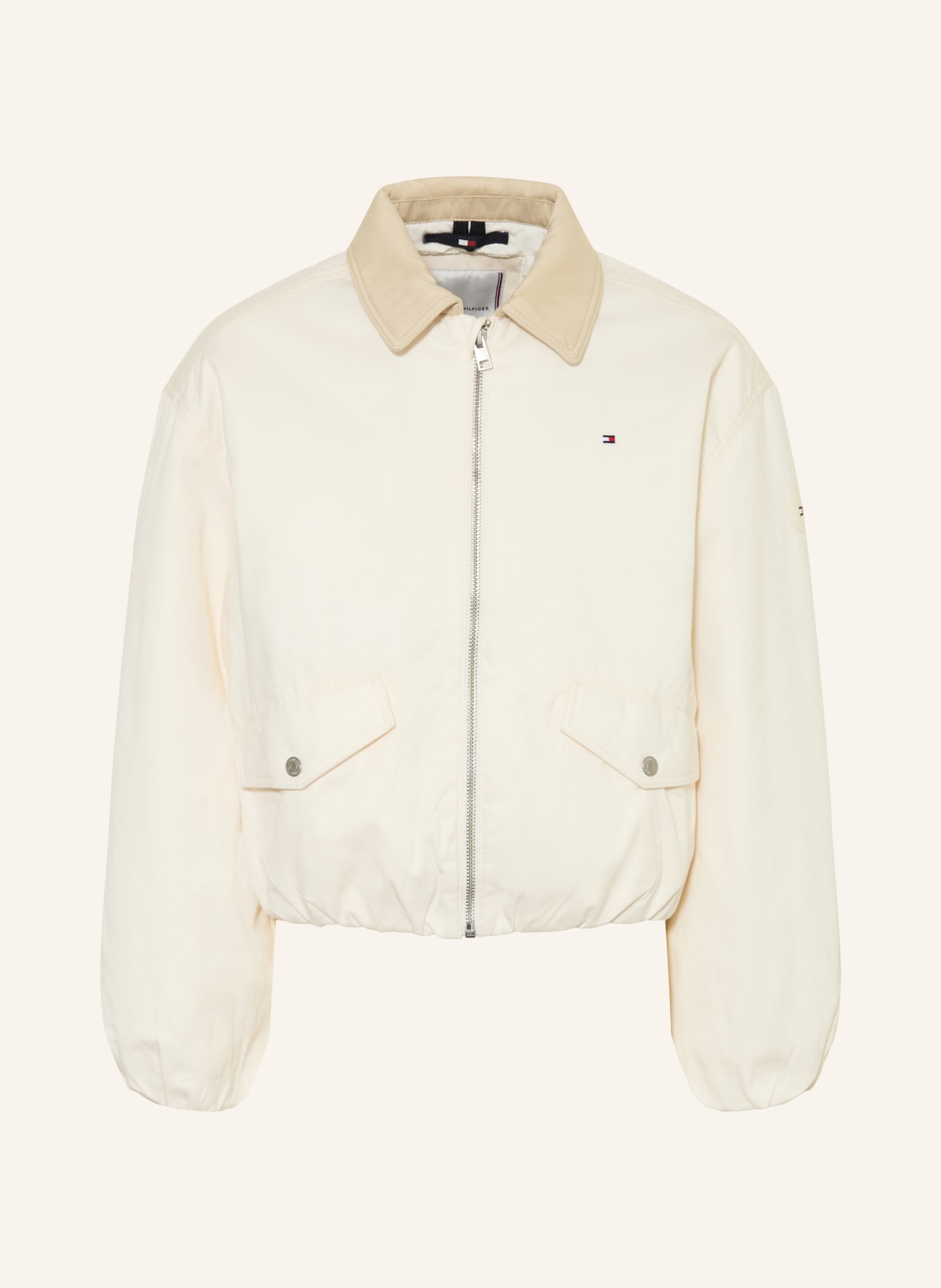 TOMMY HILFIGER Blouson: ECRU / BEIGE / PINK