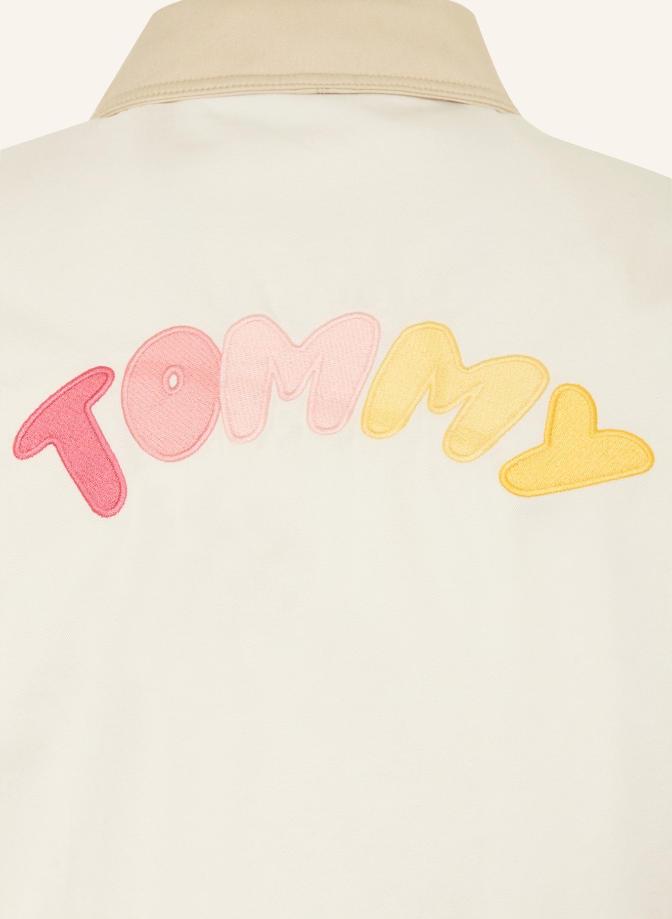TOMMY HILFIGER Blouson: ECRU / BEIGE / PINK
