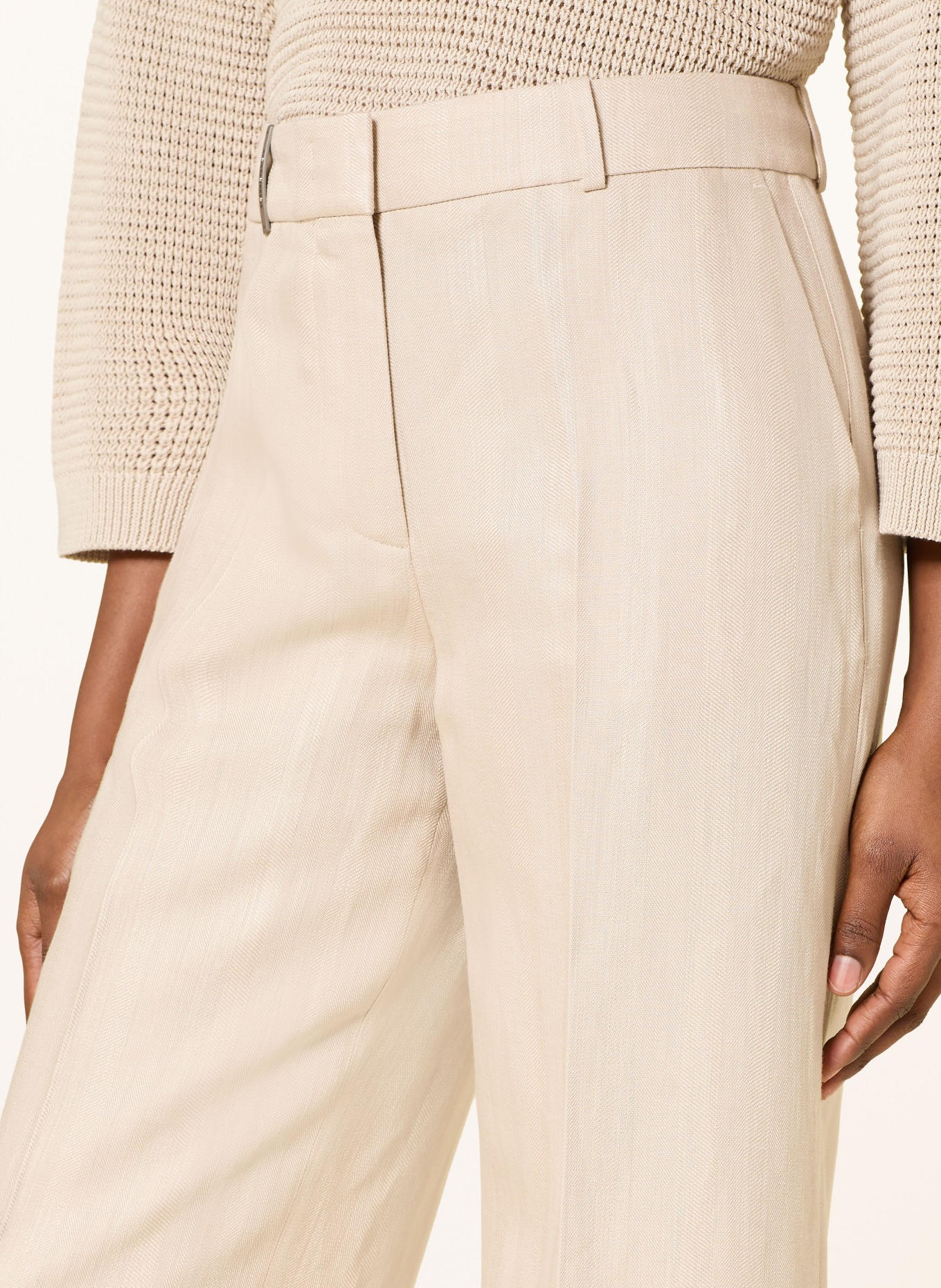 PESERICO marlene pants: BEIGE