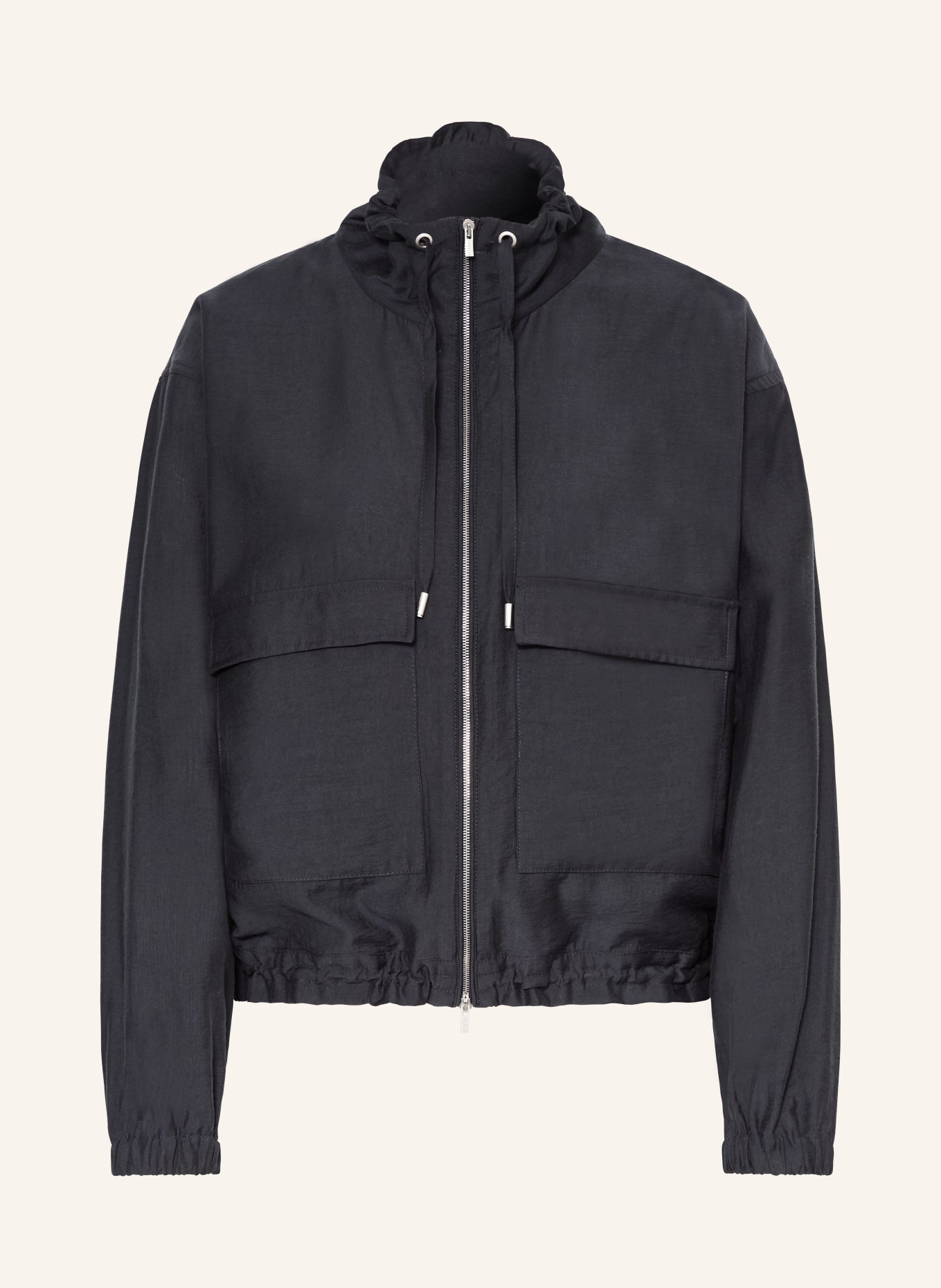 PESERICO Blouson met sierstenen: DONKERBLAUW