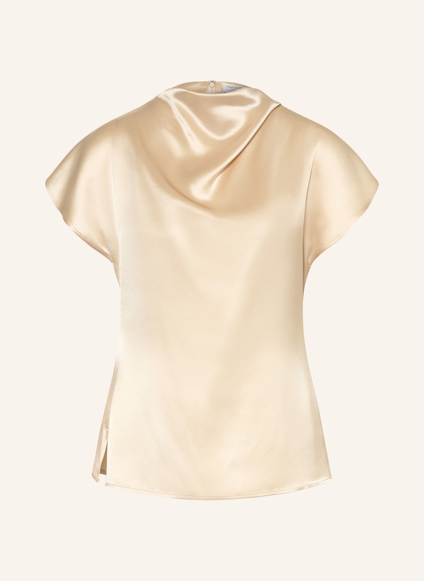 TIGER OF SWEDEN Blusenshirt LEI aus Satin: ECRU