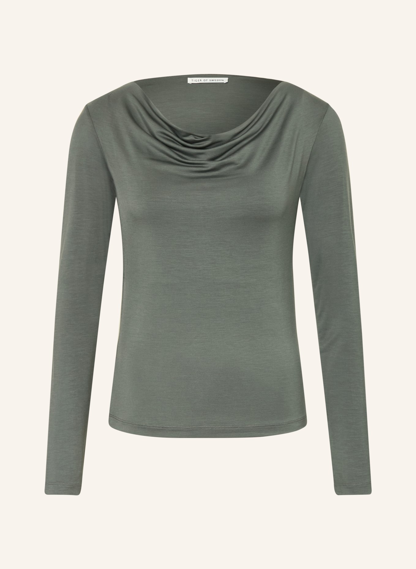 TIGER OF SWEDEN Koszulka z długim rękawem ELOIS: PETROL
