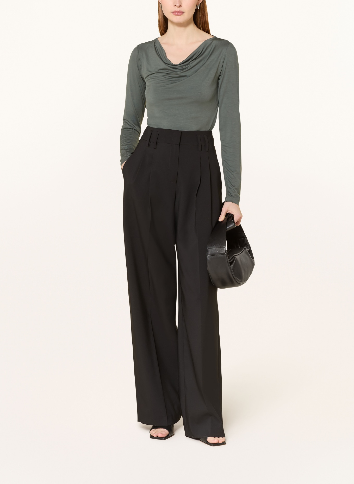 TIGER OF SWEDEN Koszulka z długim rękawem ELOIS: PETROL