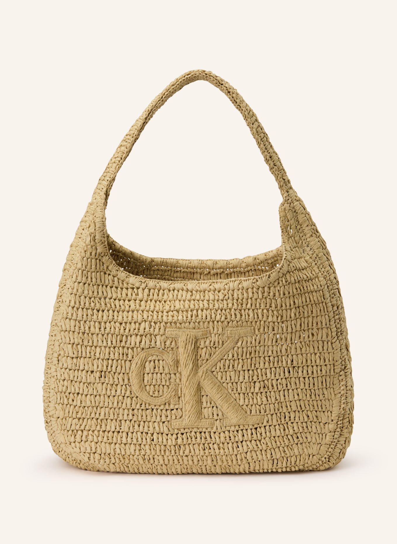 Calvin Klein Beuteltasche mit Pouch: BEIGE