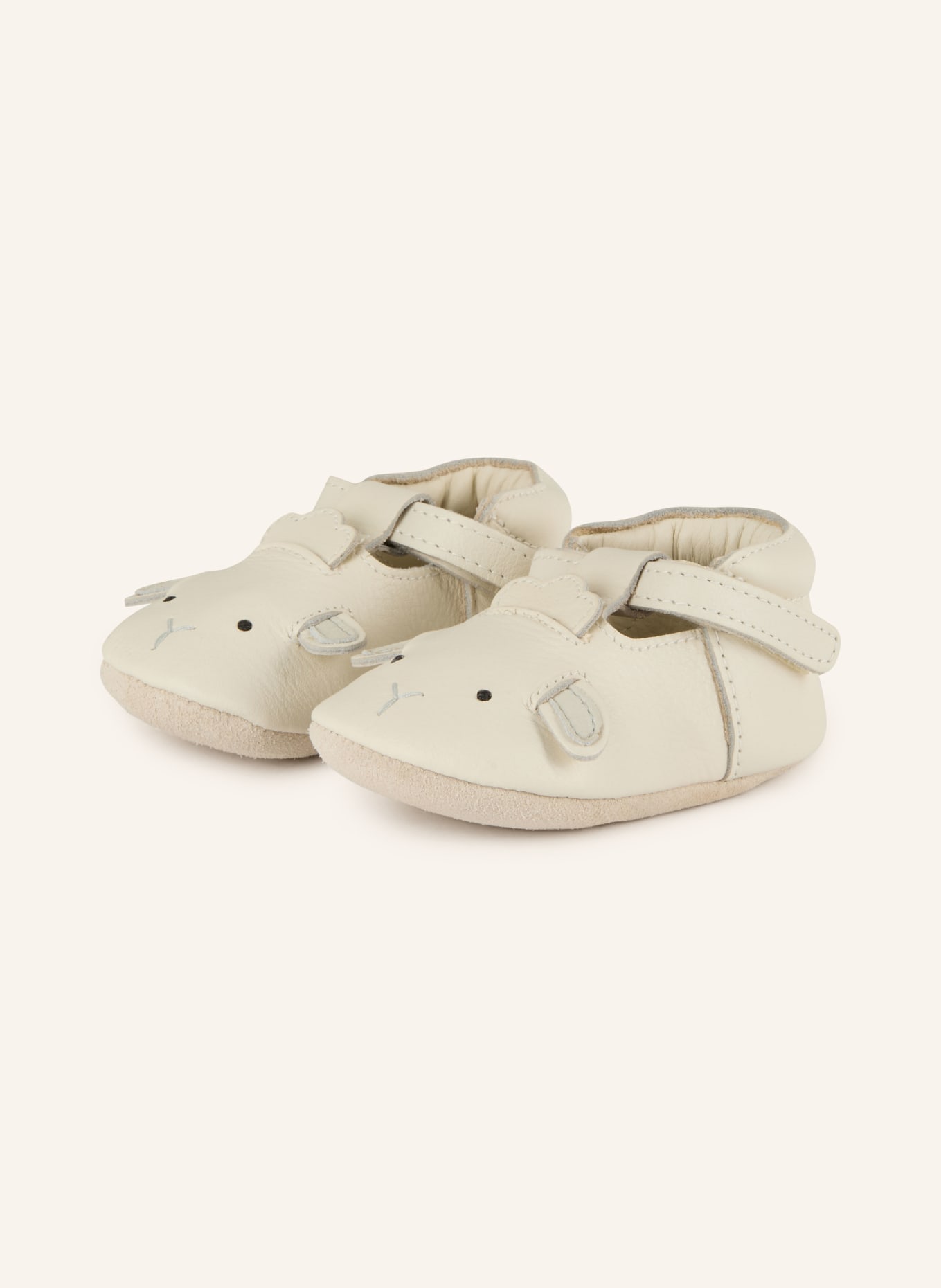 DONSJE Krabbelschuhe LAMMY: ECRU