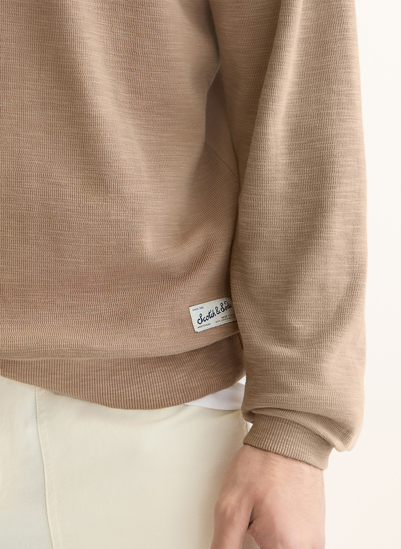 SCOTCH & SODA sweater: BEIGE