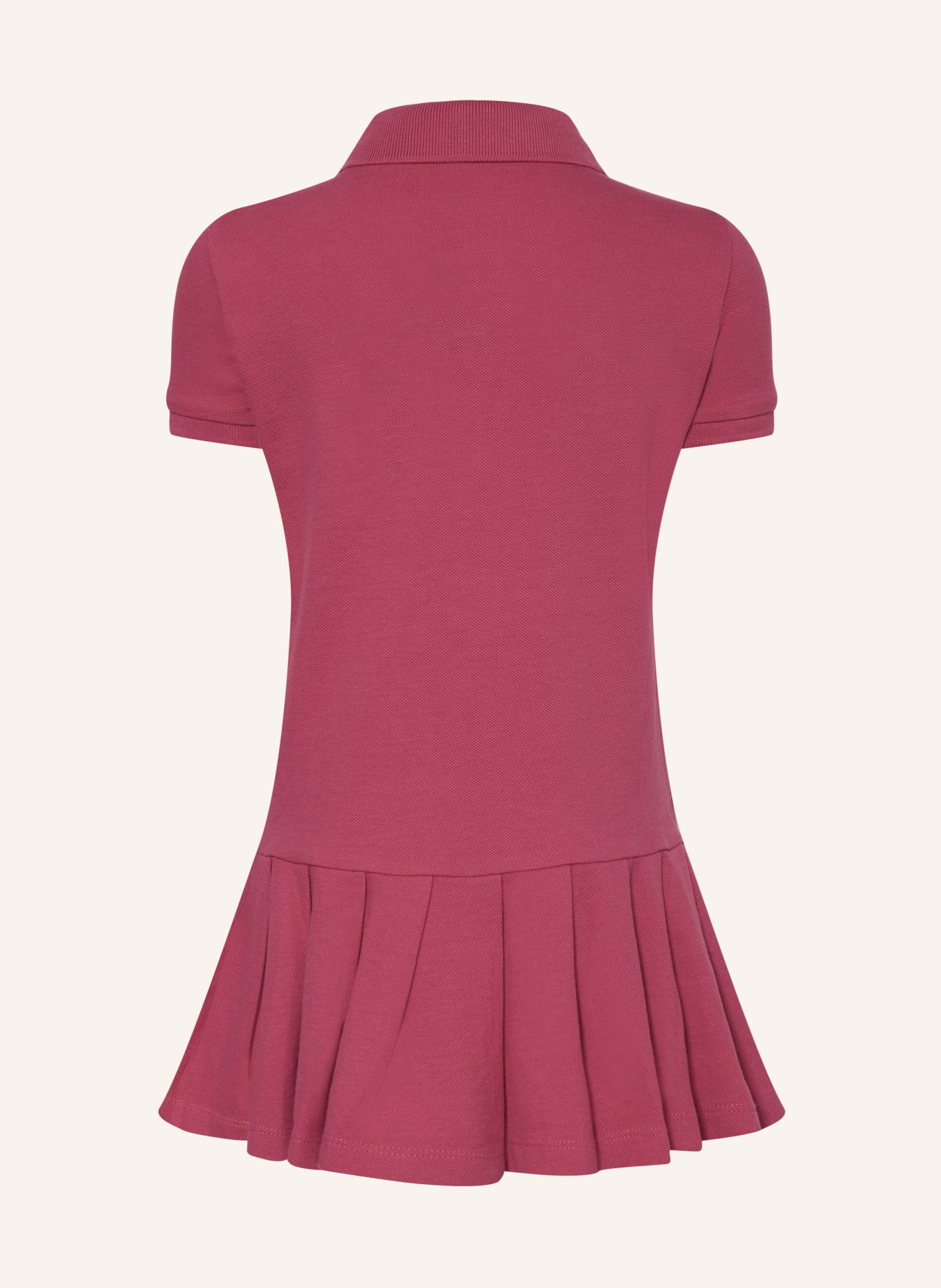 POLO RALPH LAUREN Piqué-Polokleid: NEONPINK