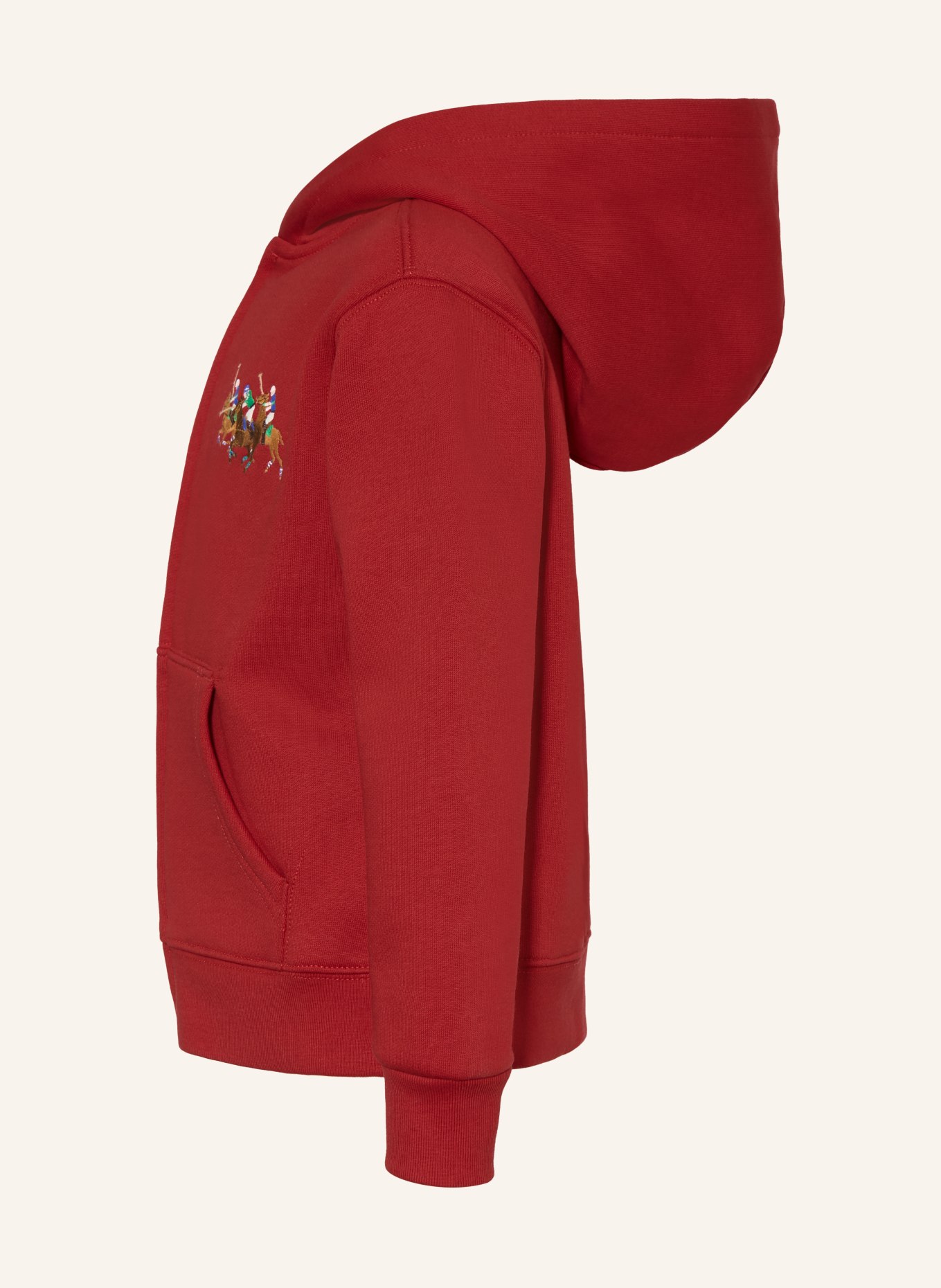 POLO RALPH LAUREN sweat jacket: RED