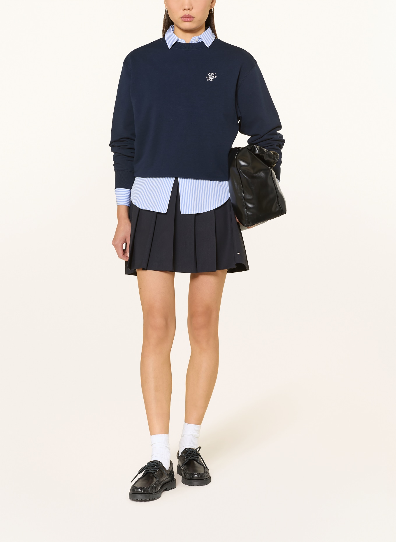 TOMMY HILFIGER sweatshirt: DARK BLUE