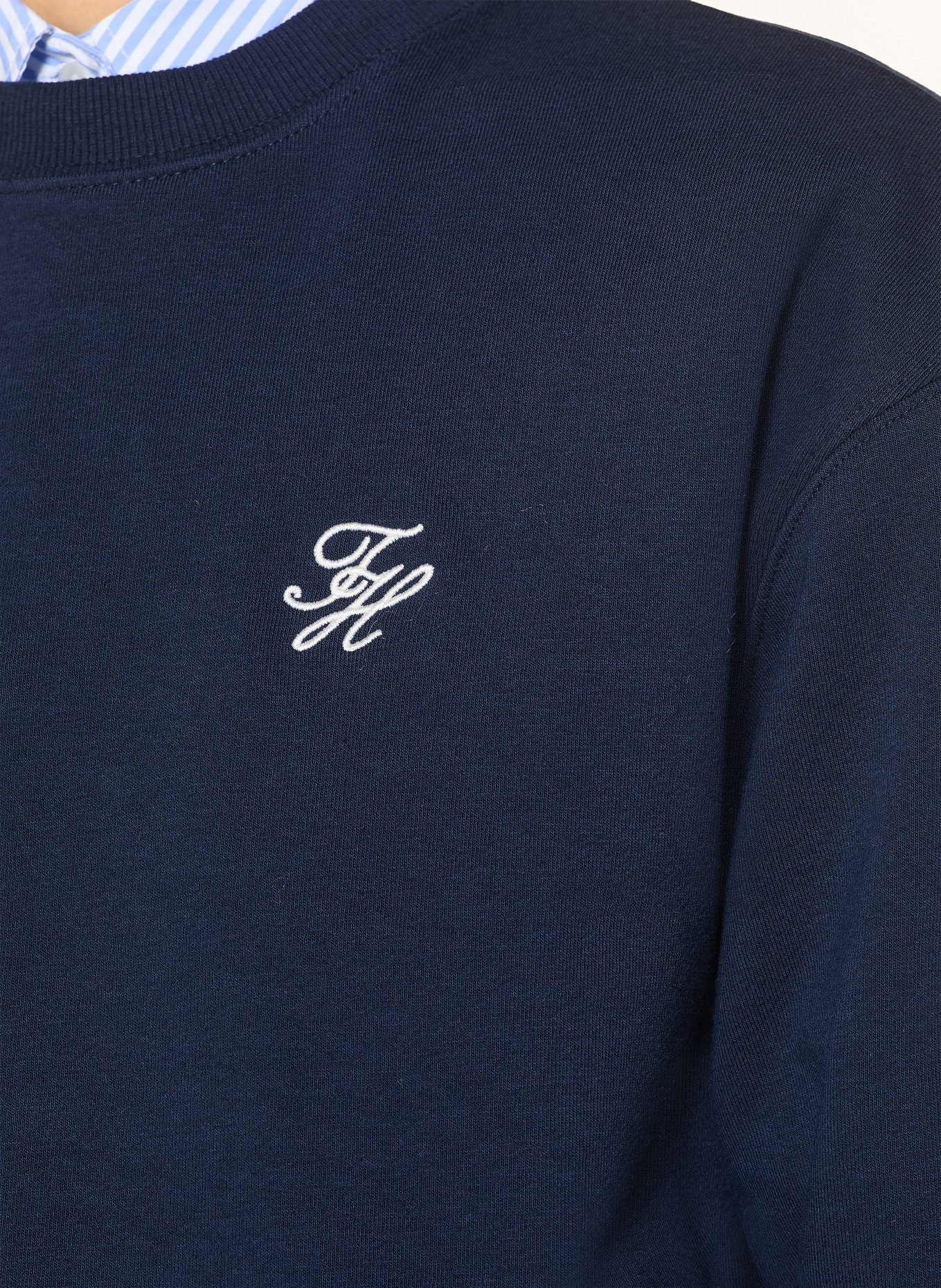 TOMMY HILFIGER sweatshirt: DARK BLUE