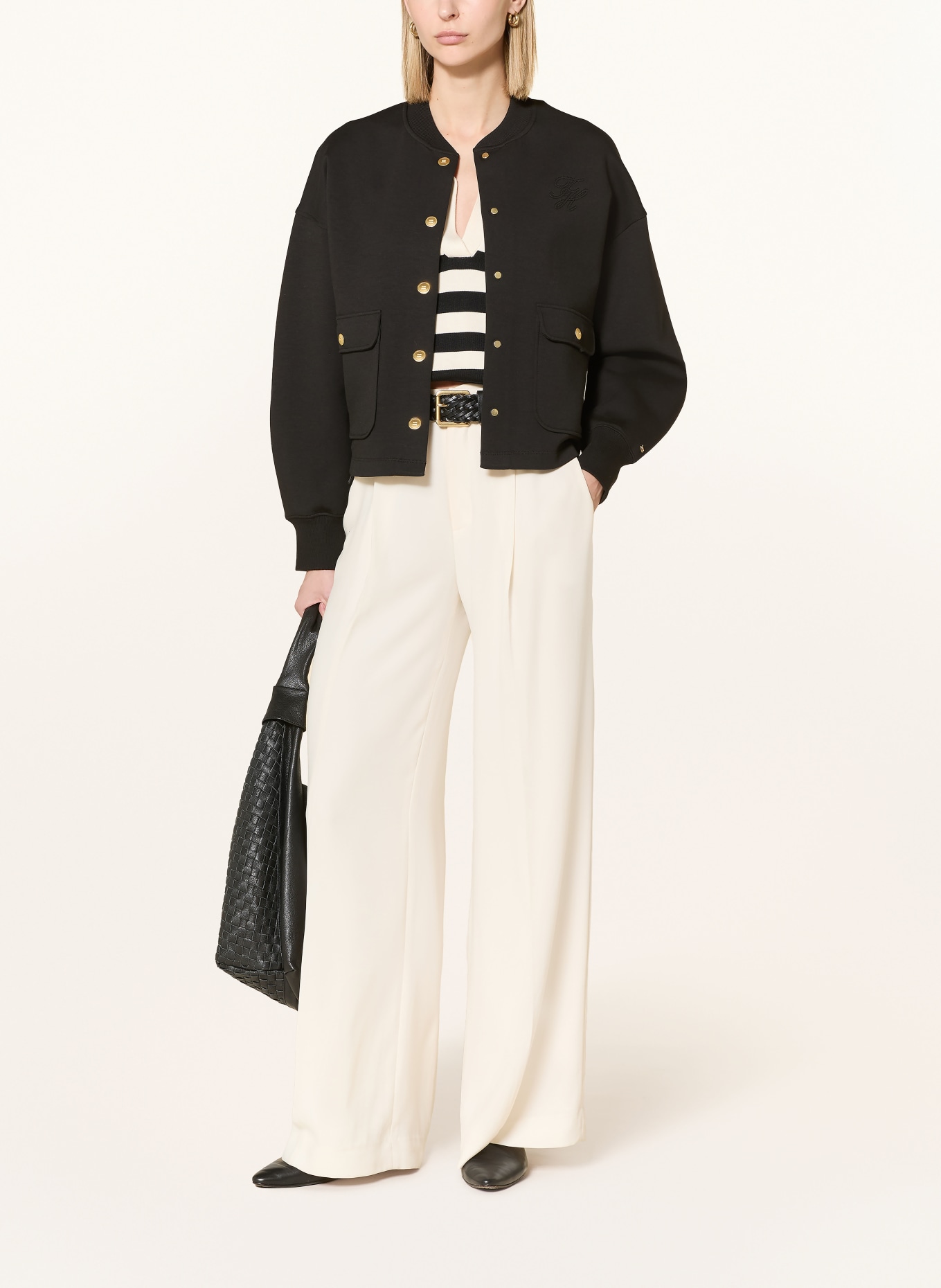 TOMMY HILFIGER bundy: ČERNÁ