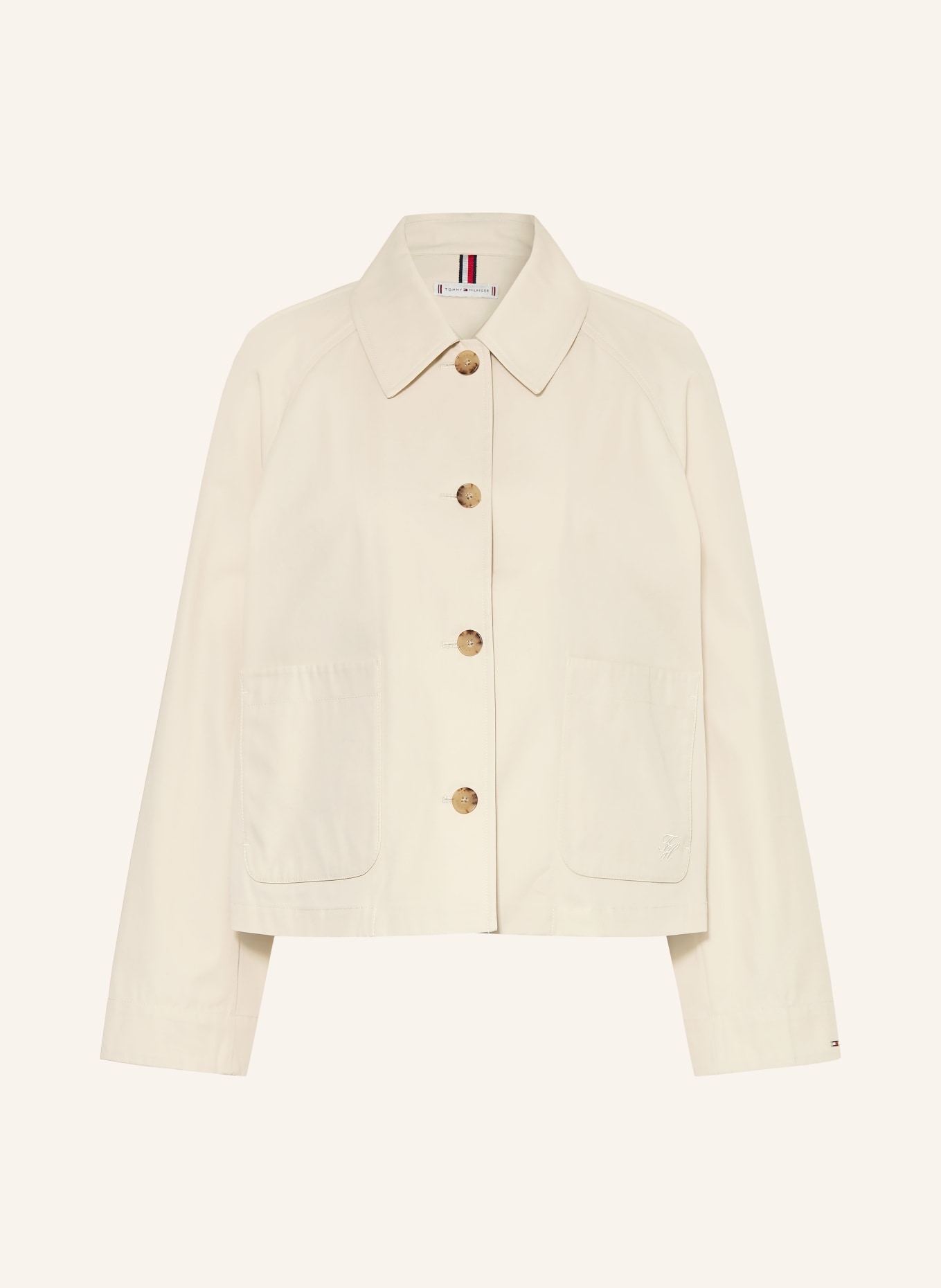 TOMMY HILFIGER jacket: CREAM