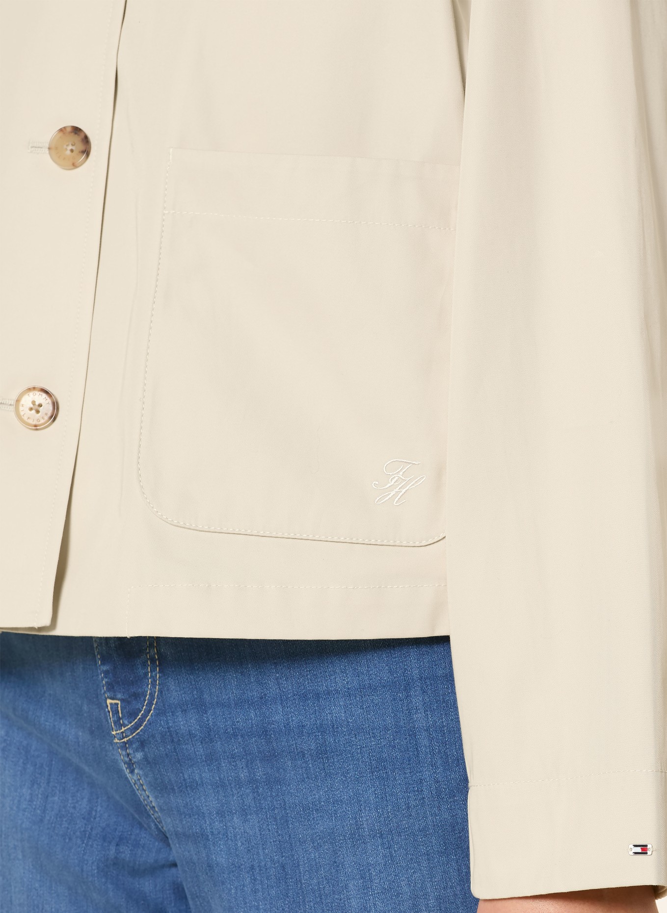 TOMMY HILFIGER jacket: CREAM