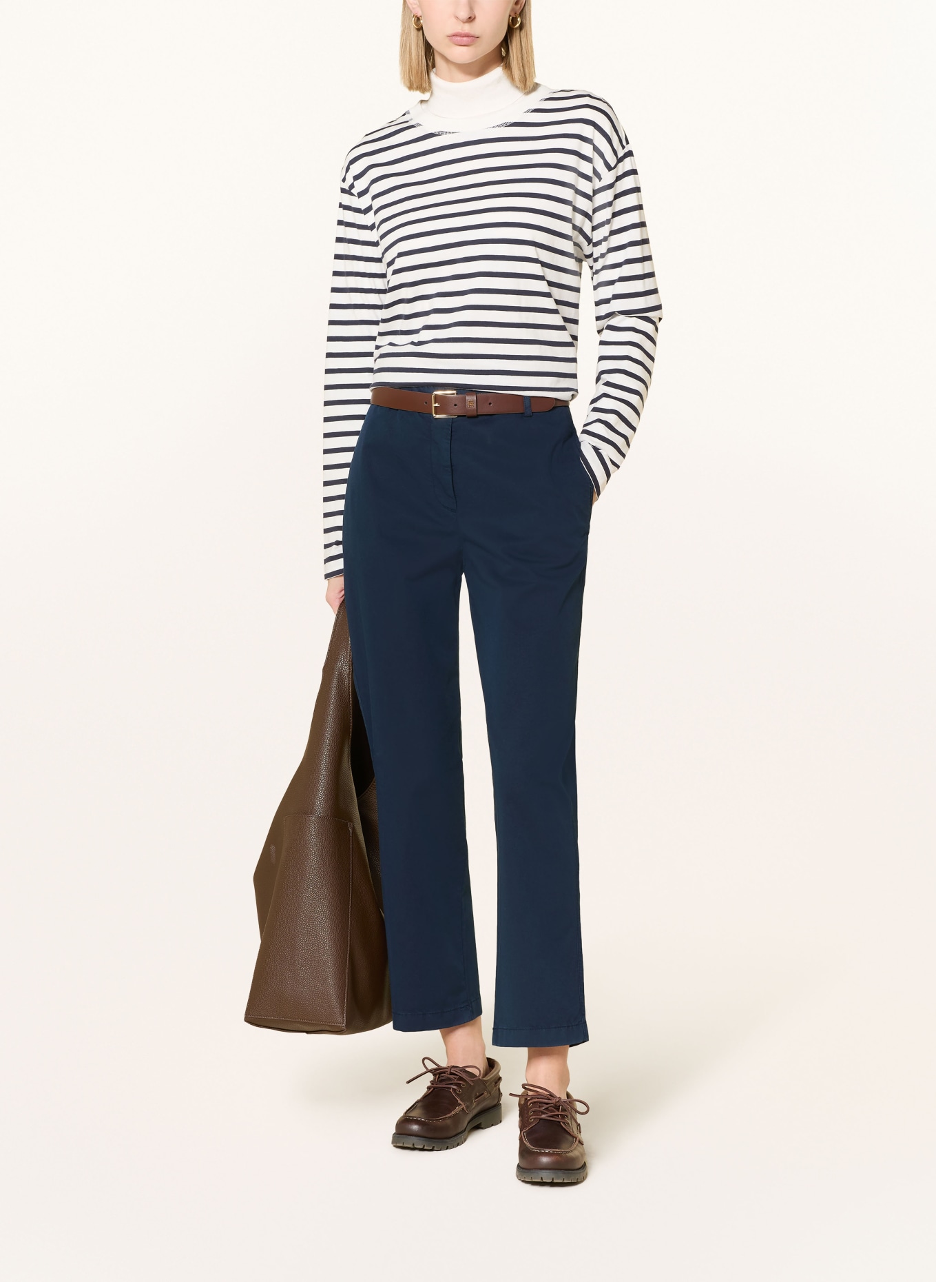 TOMMY HILFIGER Chino: DUNKELBLAU