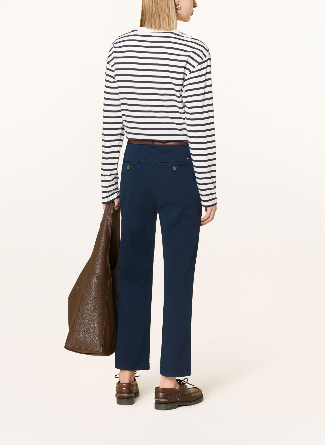 TOMMY HILFIGER Chino: DUNKELBLAU