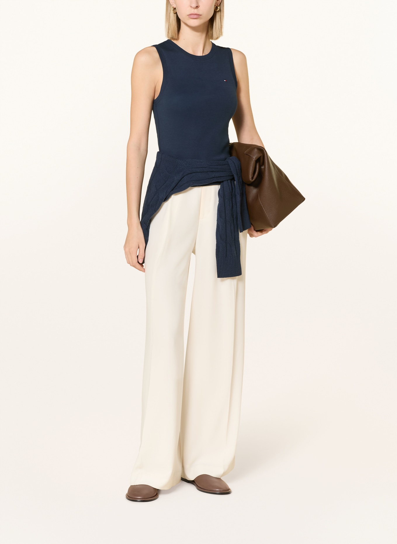 TOMMY HILFIGER Top: DUNKELBLAU