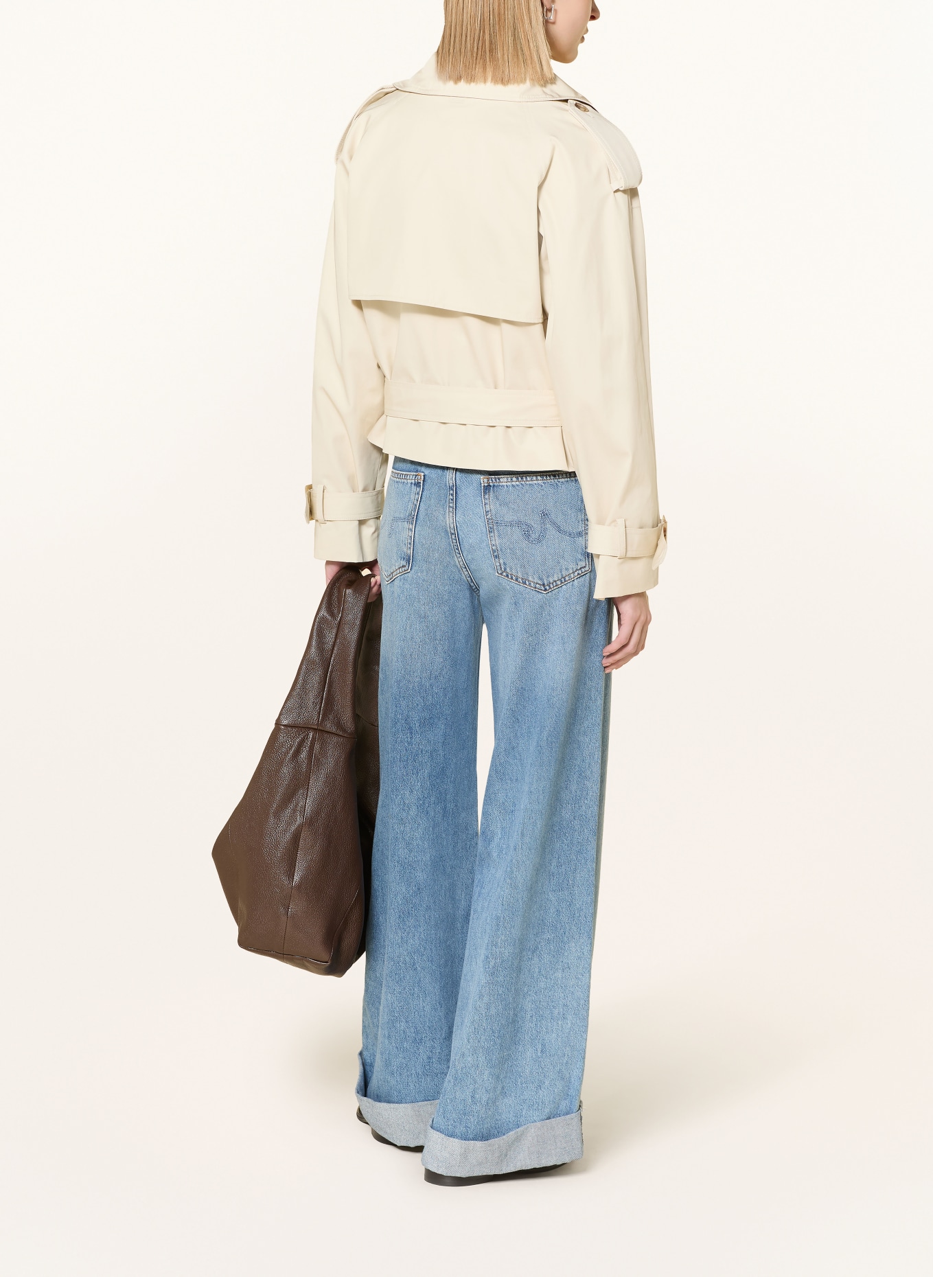 TOMMY HILFIGER kurtka trenczowa: BEŻOWY