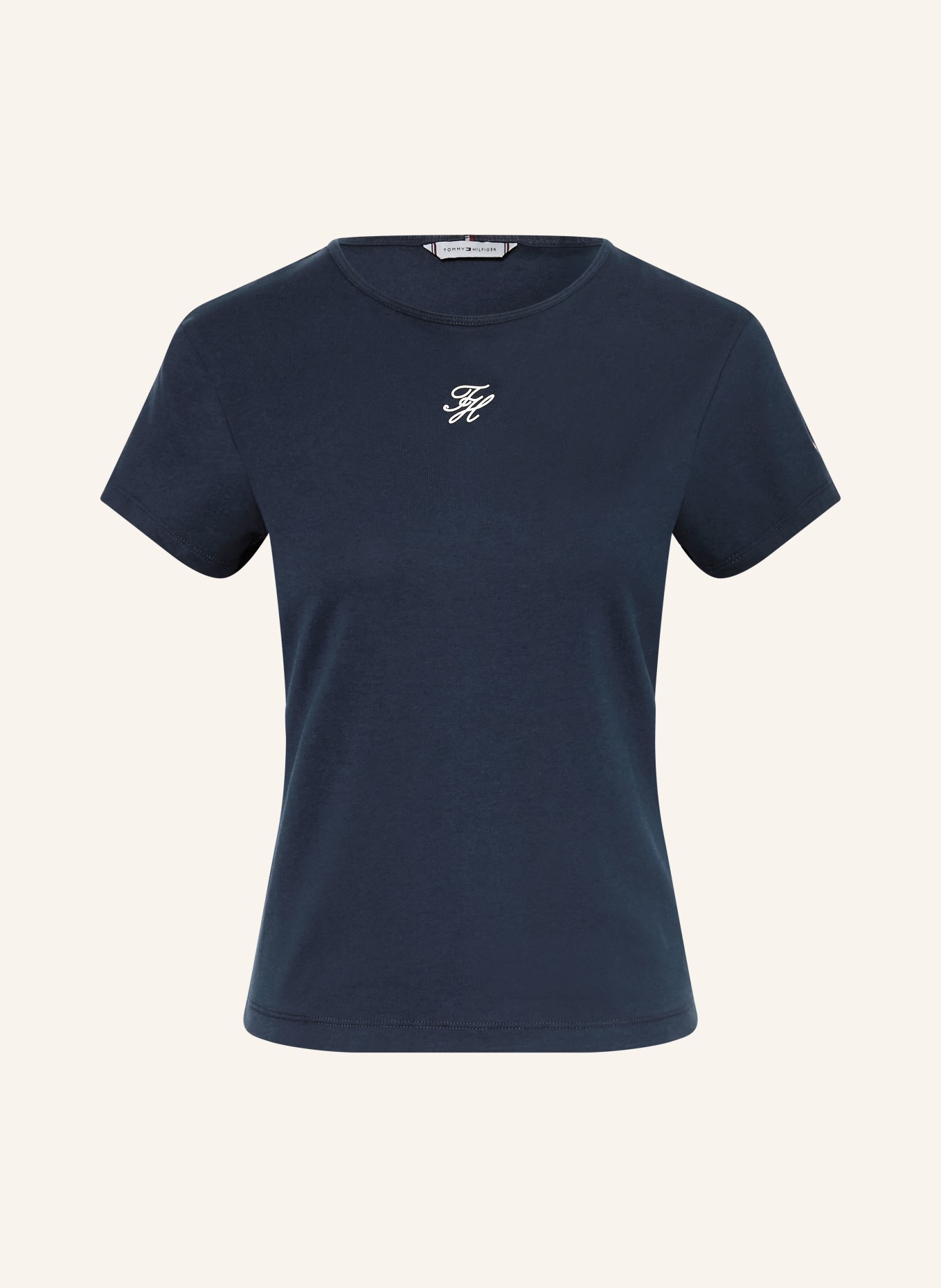 TOMMY HILFIGER T-Shirt: DUNKELBLAU