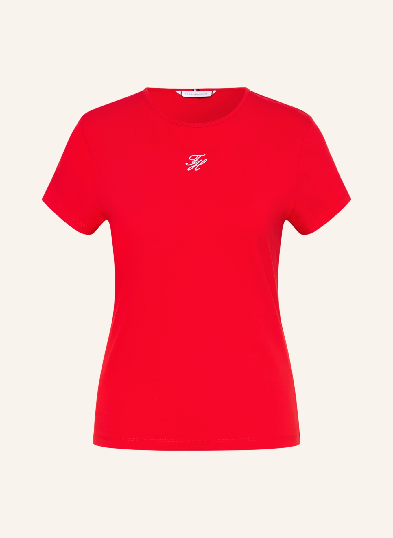 TOMMY HILFIGER T-Shirt: ROT