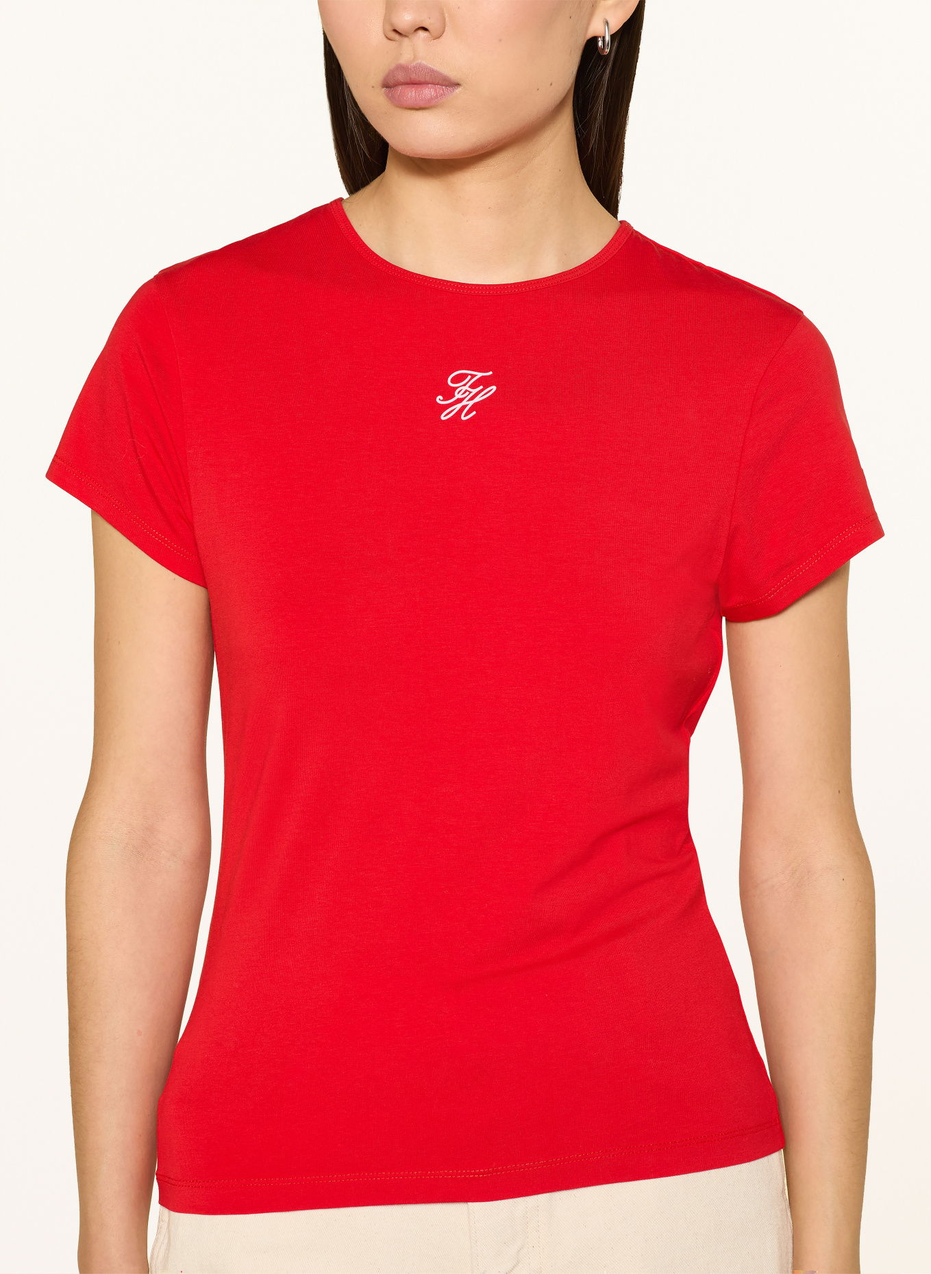 TOMMY HILFIGER T-Shirt: ROT