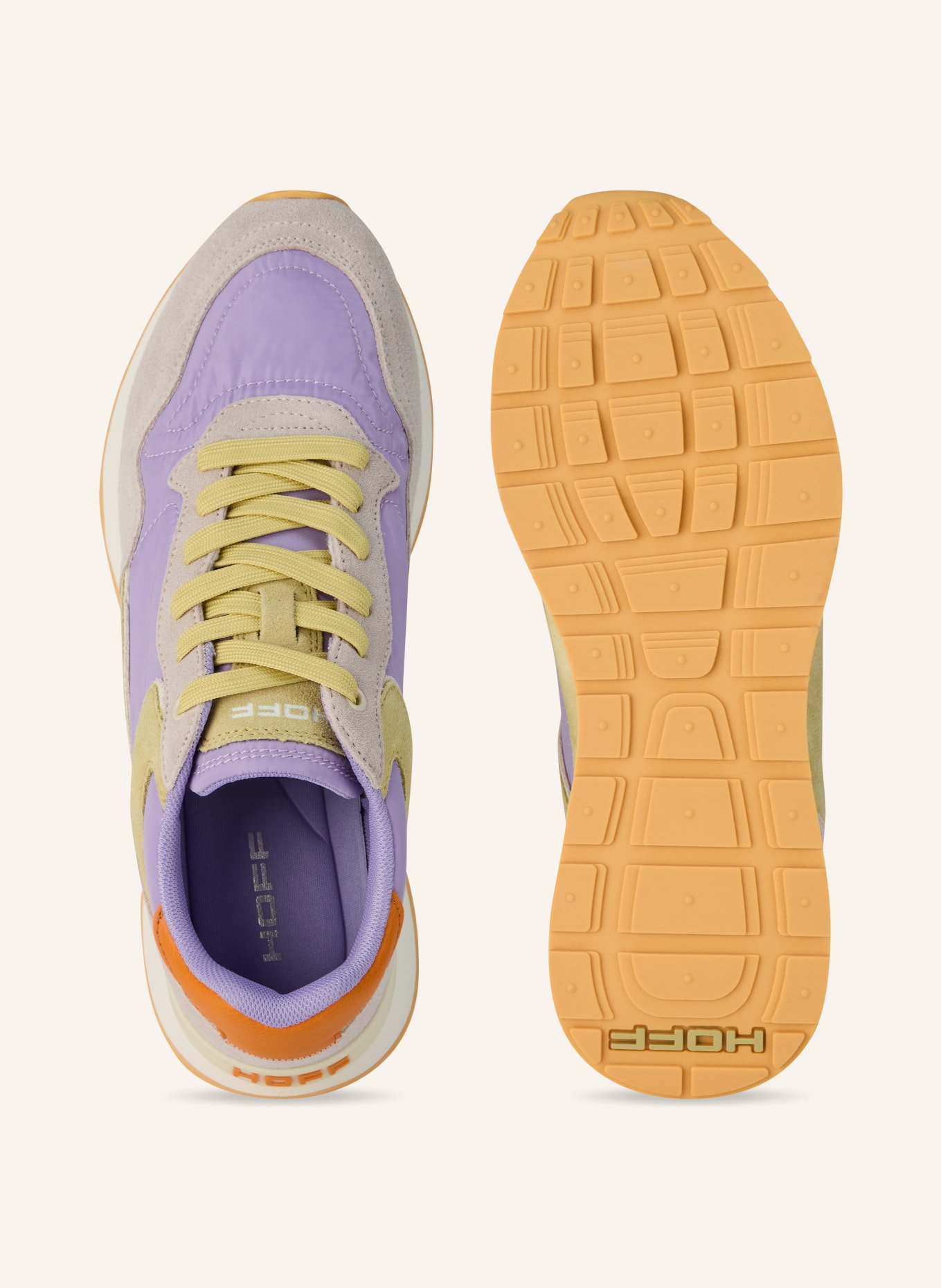 HOFF Sneaker CITY: LIGHT PURPLE / ORANGE / LIGHT YELLOW