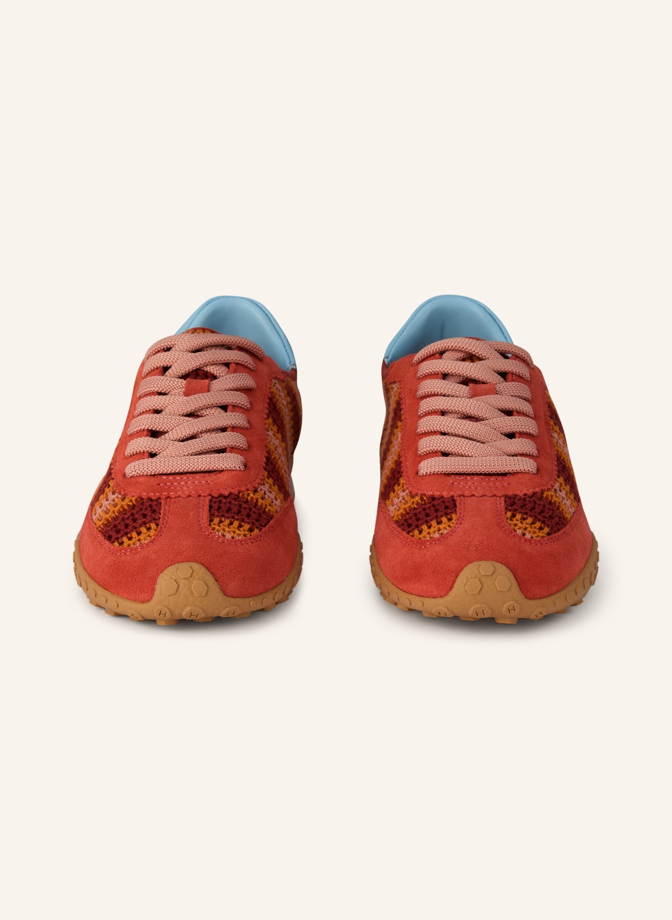 HOFF Sneakersy BRIDGE WOVEN: CZERWONY / CIEMNOCZERWONY / POMARAŃCZOWY