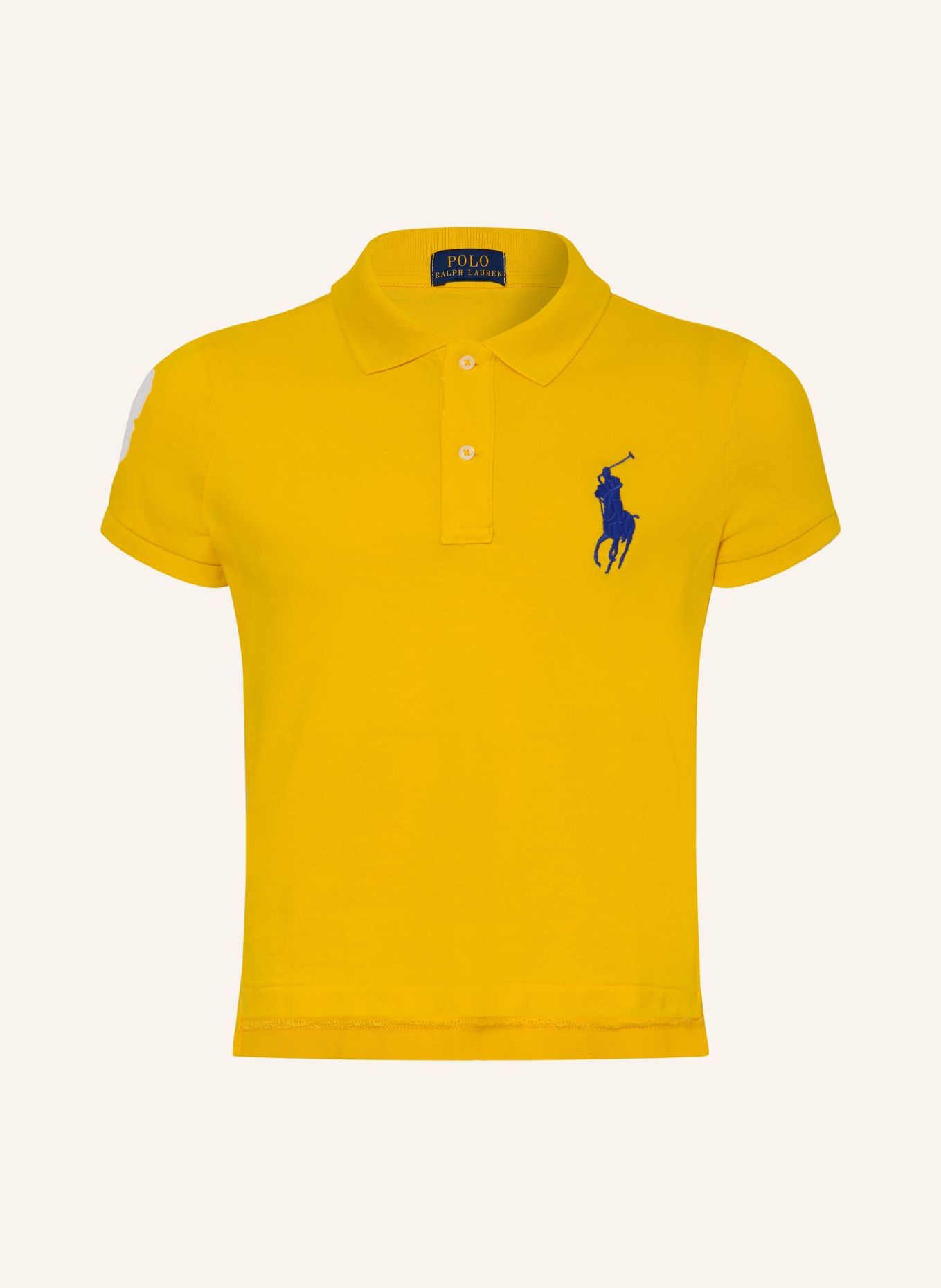 POLO RALPH LAUREN Koszulka polo z pikowaniem: ŻÓŁTY