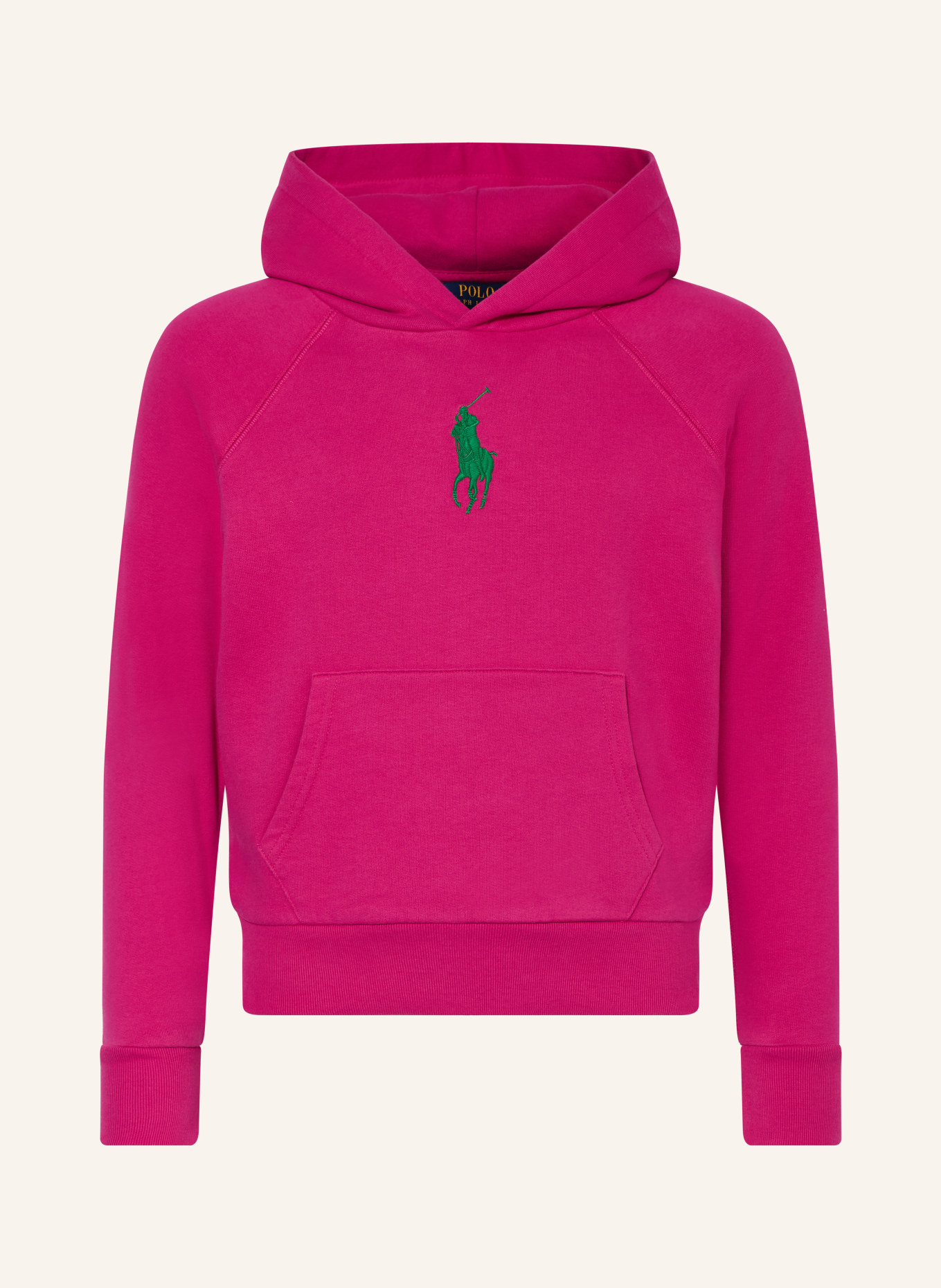 POLO RALPH LAUREN bluza z kapturem: MOCNORÓŻOWY