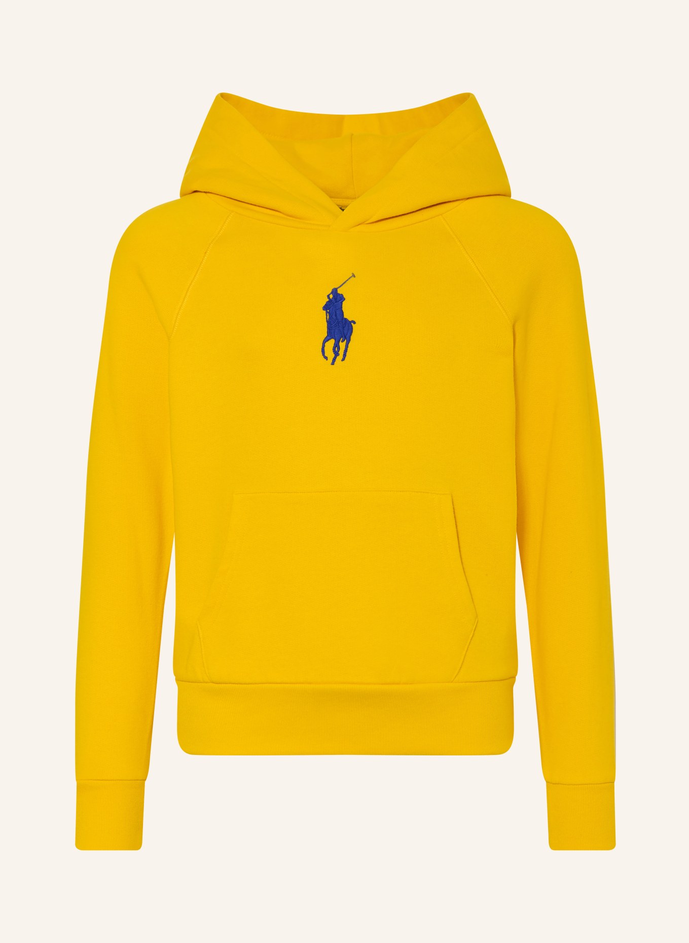 POLO RALPH LAUREN bluza z kapturem: ŻÓŁTY